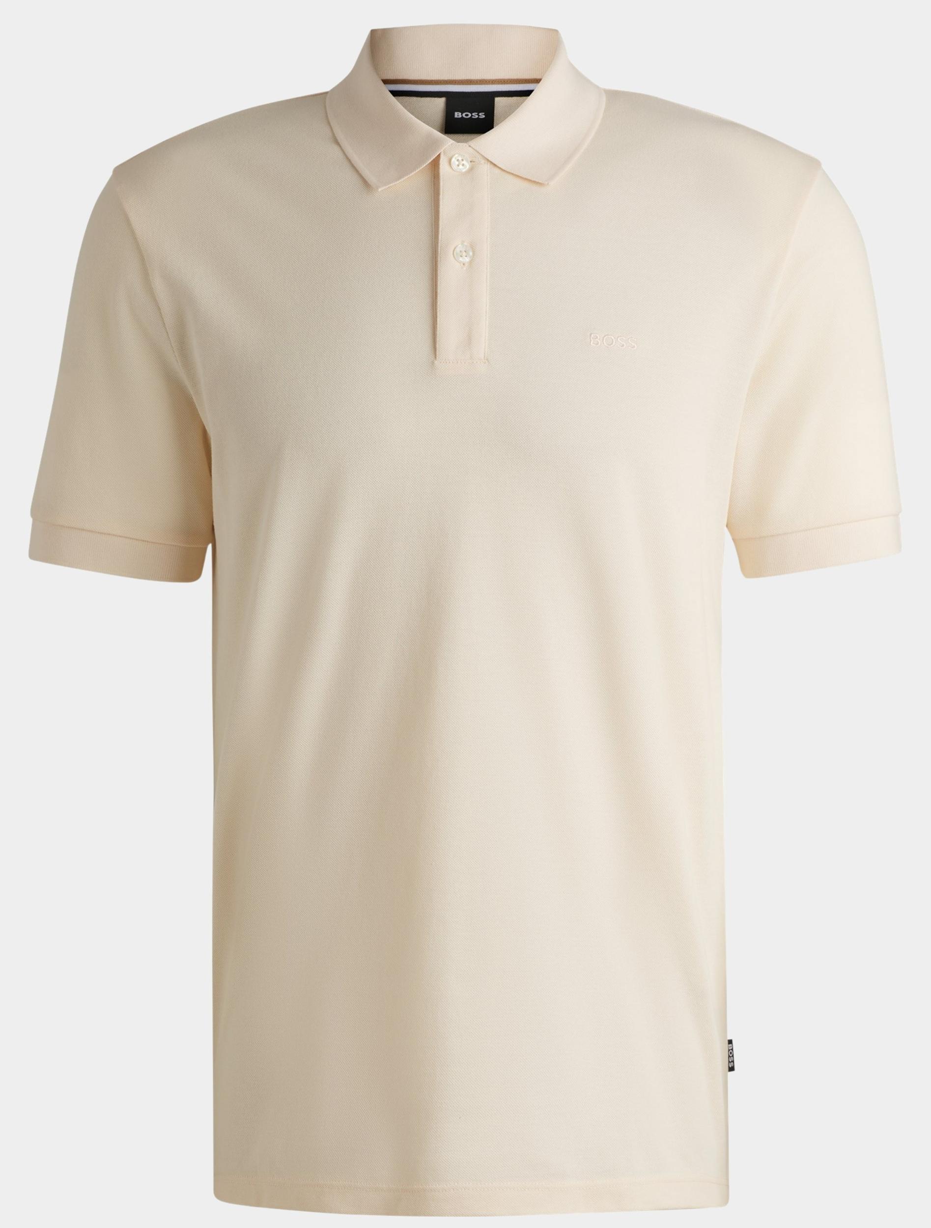 BOSS Black Polo korte mouw Beige Pallas 10241531 01 50468362/849