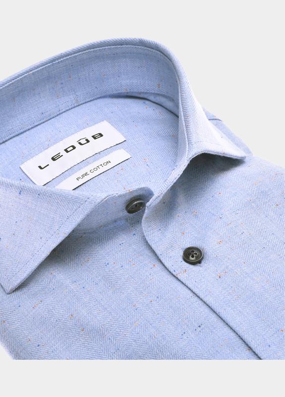 Ledub Business hemd lange mouw Blauw  0143195/130-000-000