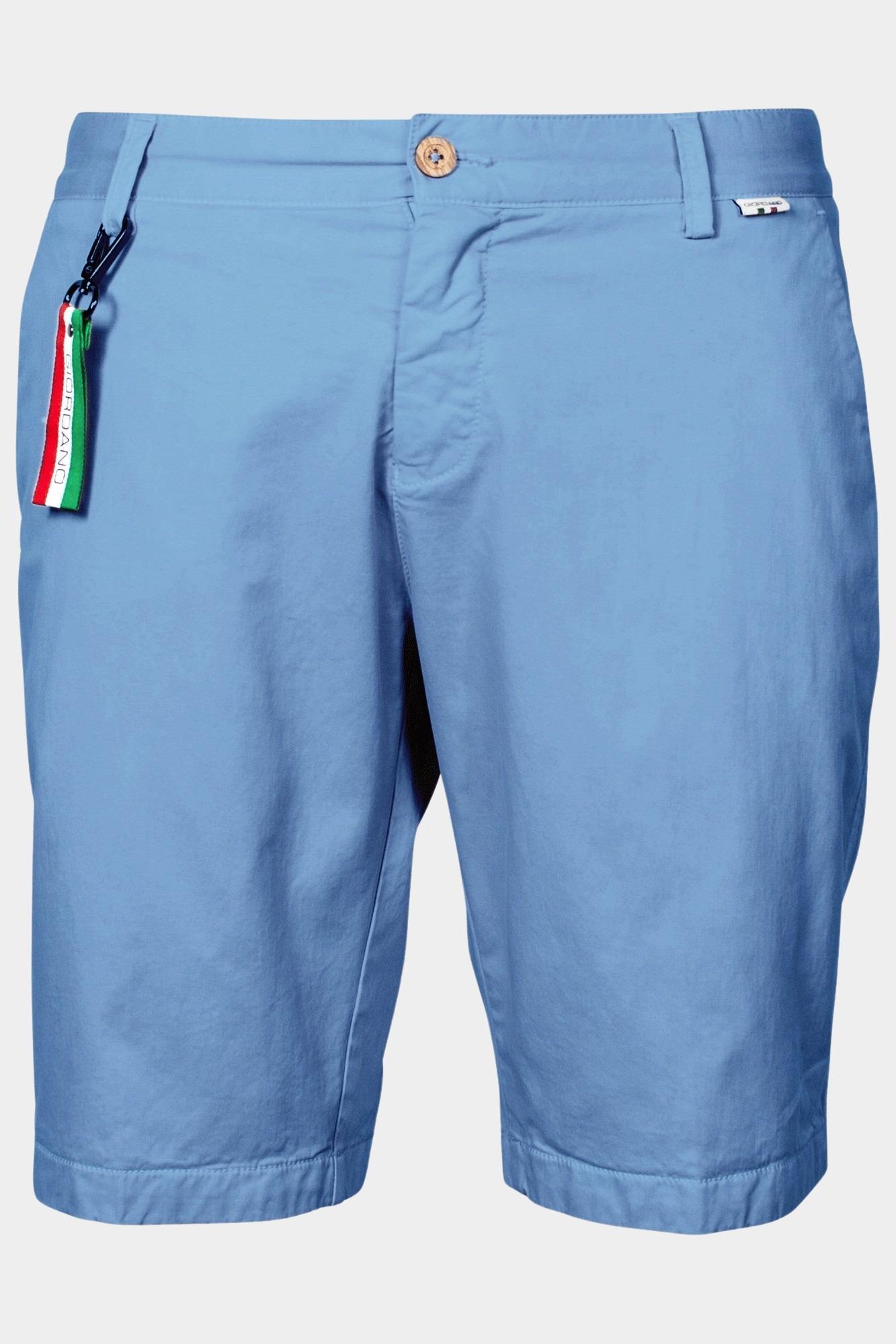 Giordano Korte Broek Blauw Stockholm Short Garment Dyed 511115/61