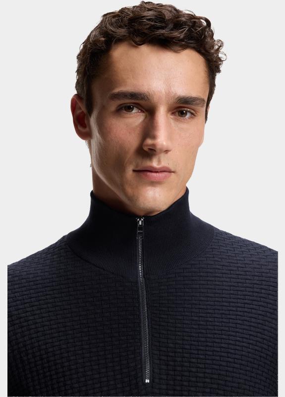 BOSS Black Pullover Blauw H-Ulicio 10276796 01 50555118/404