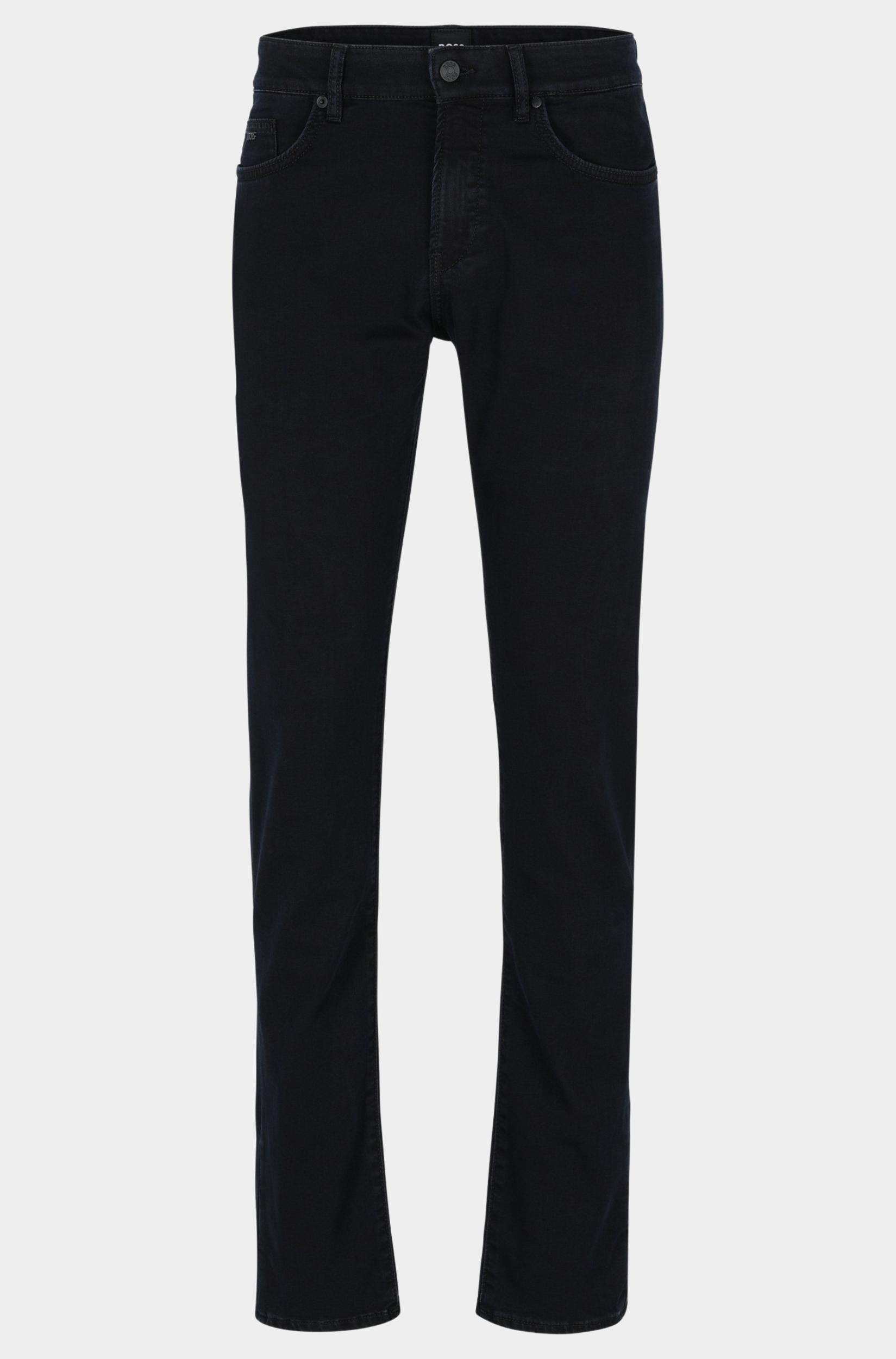 BOSS Black Katoenen 5-Pocket Blauw Delaware3-1 10243119 02 50488486/407