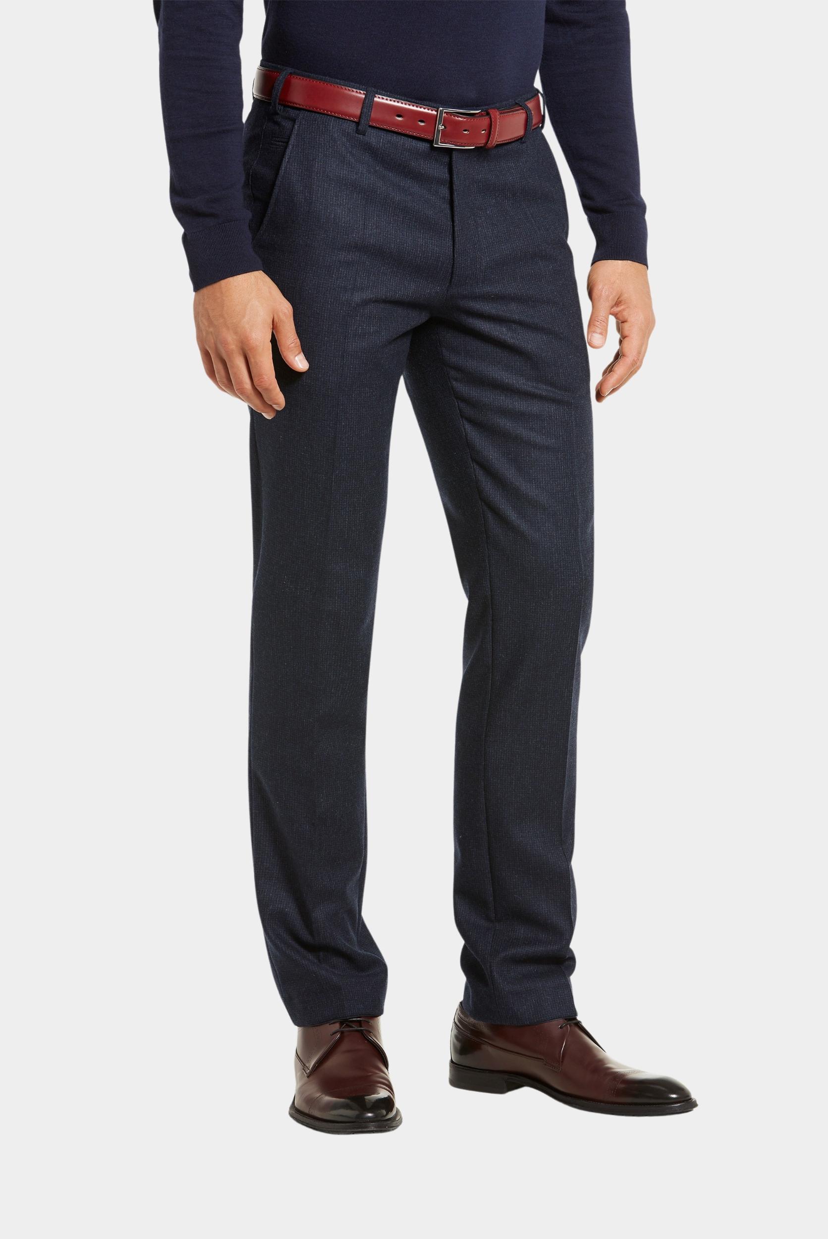 Meyer Wollen Pantalon Blauw BONN Art.2-2618 1022261800/19