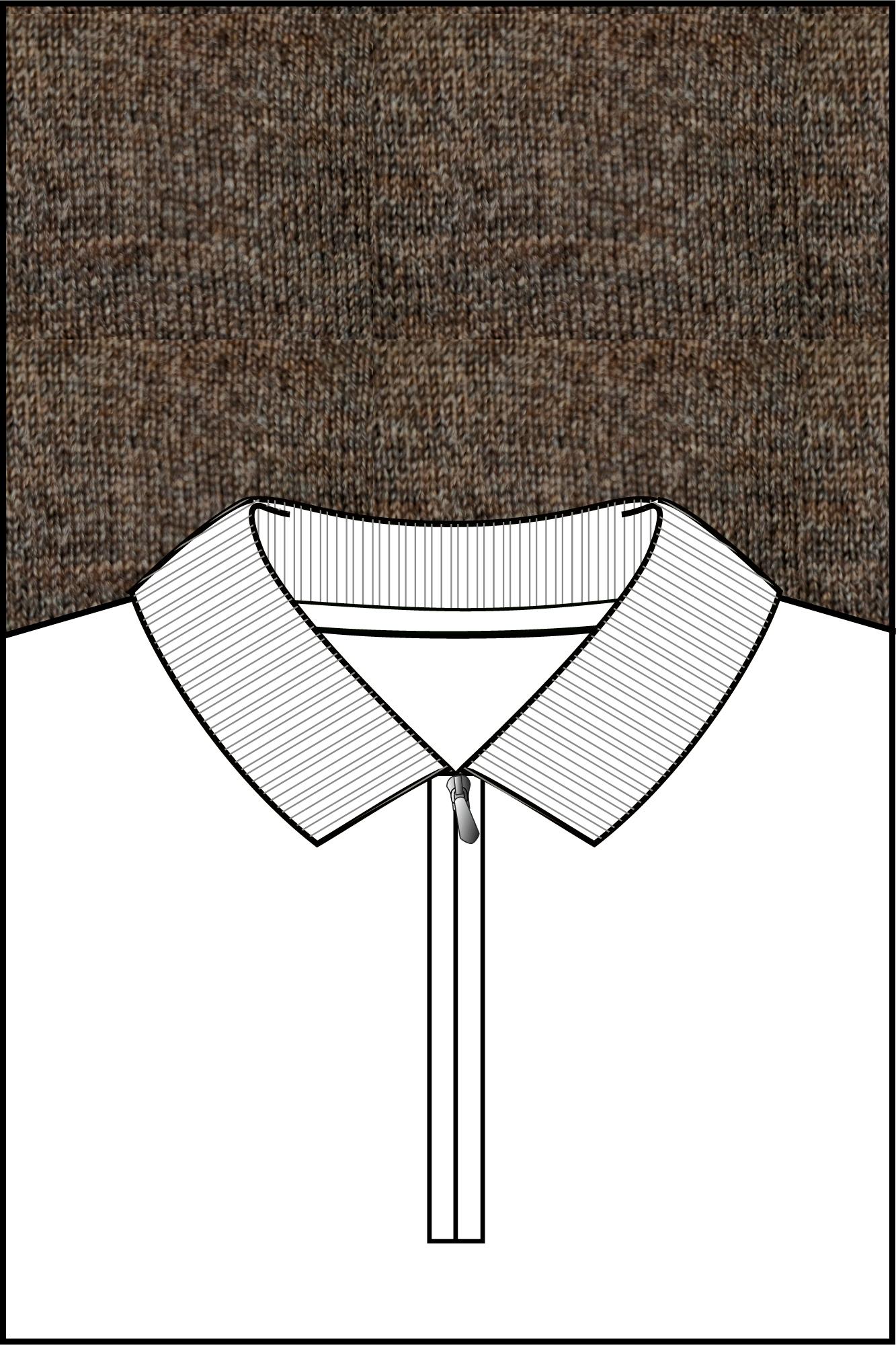 Baileys Half Zip Bruin Pullover Polo Collar 1/2 Zip 520060/87