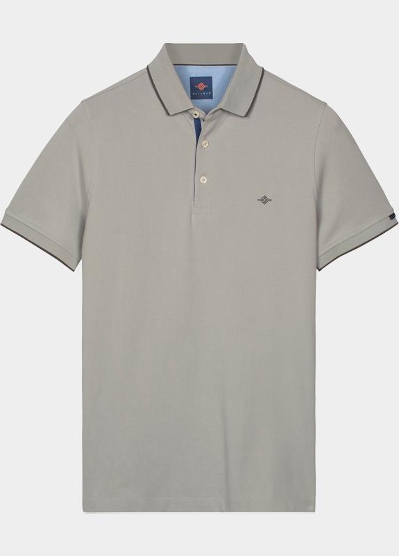Baileys Polo heren Grijs Poloshirt 2-tone Solid 615214/92