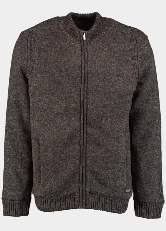 Baileys Vest Bruin Cardigan Zip - Lined Inside B 522176/802