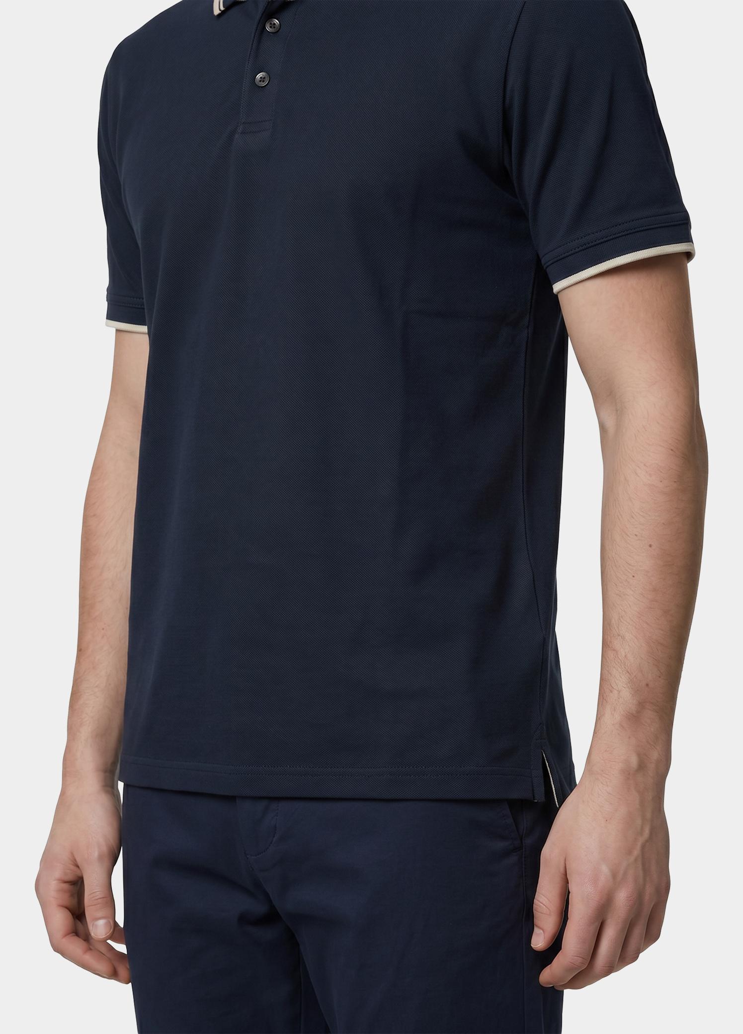 Sea Barrier Polo heren Blauw Lambot F0001263.8565/4480