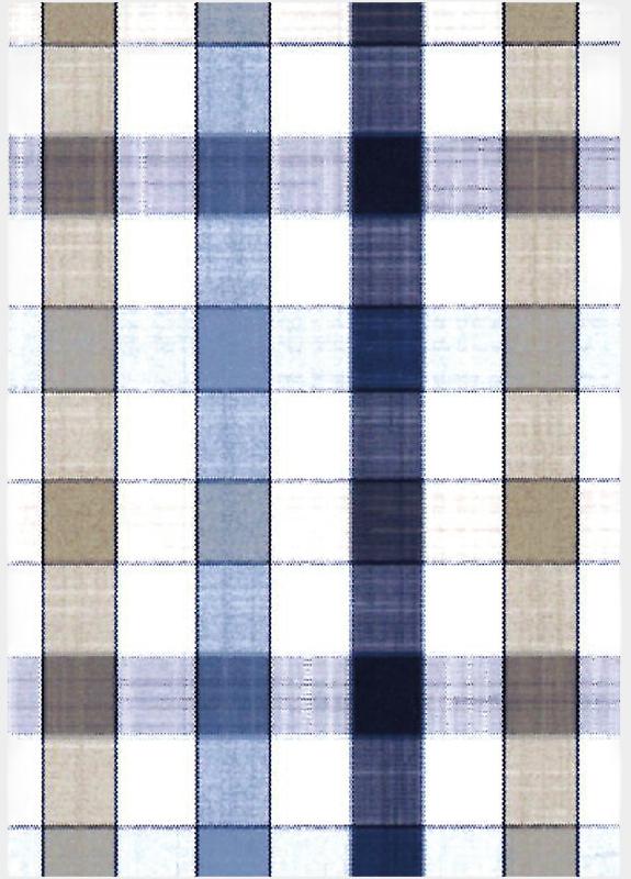 R.B. Boston Casual hemd korte mouw Blauw Marshall SS Button Down 516670/60