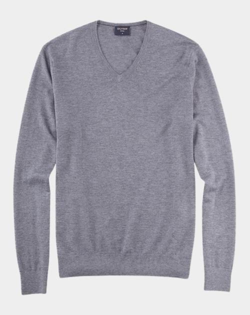 Olymp Pullover Grijs 0151/10 Pullover 015110/63