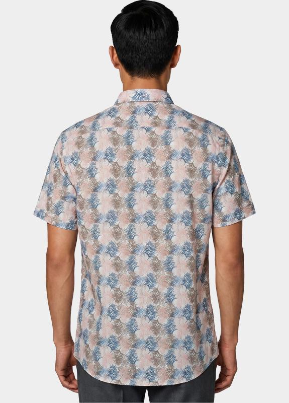 R.B. Boston overhemd korte mouw heren Multi Marshall SS Button Down 616670/326