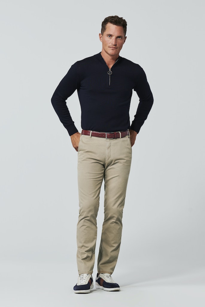 Meyer Katoenen Broek Beige BONN Art.1-3024 1021302400/34
