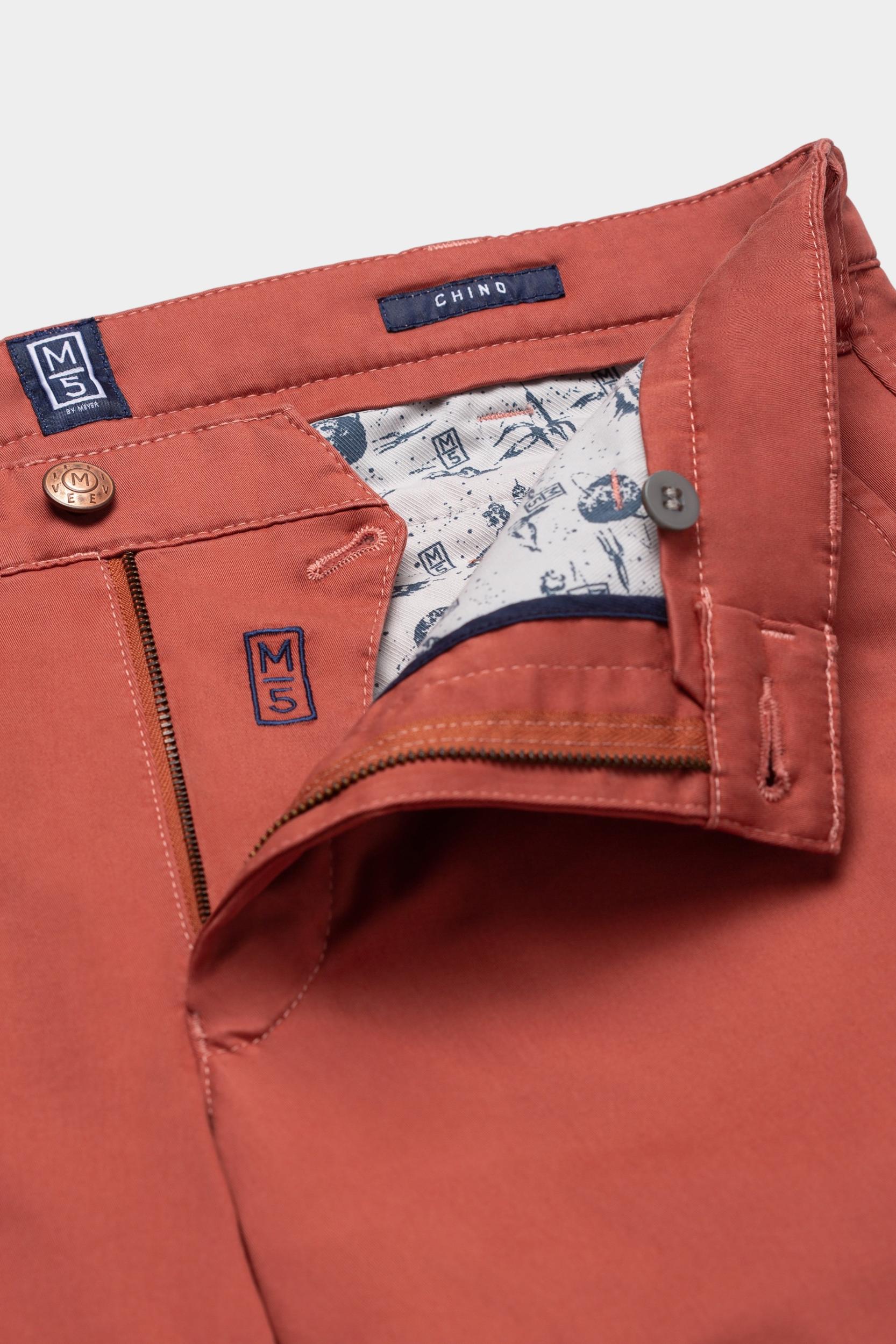 Meyer Katoenen Broek Bruin CHINO Art.1-6181 3641618100/47