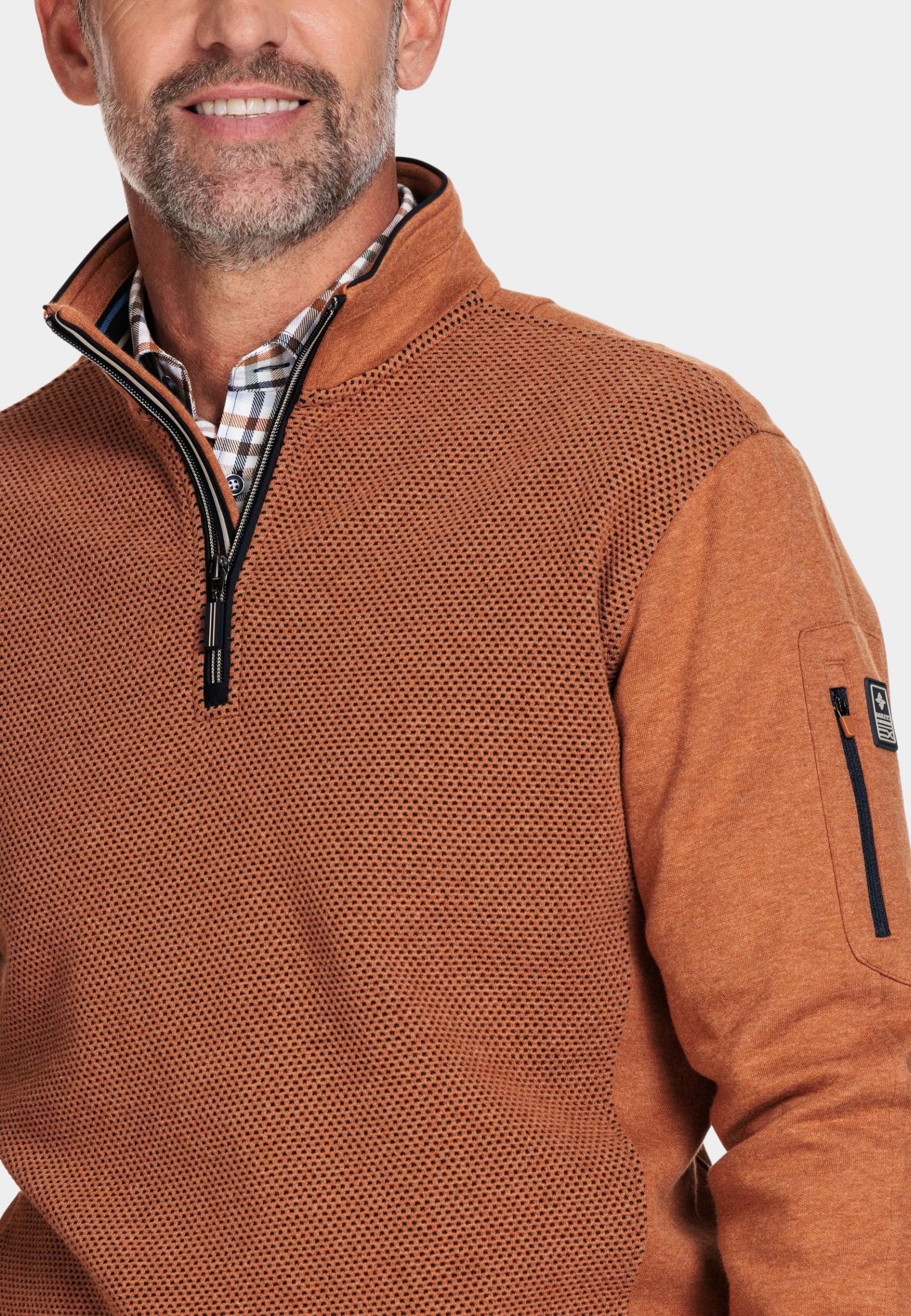 Baileys Half Zip Roze Sweatshirt 1/2 zip  Front Bod 323175/255