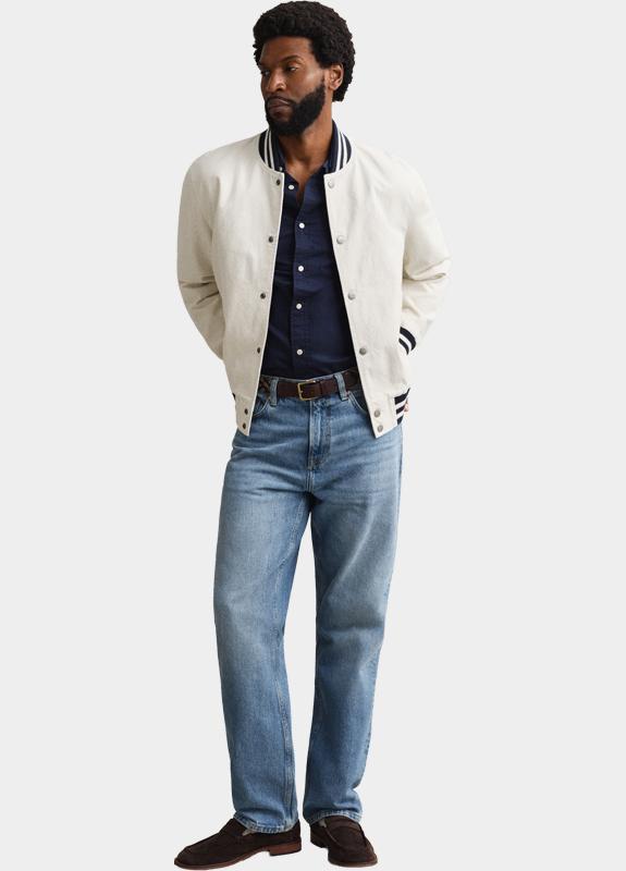 Gant overhemd korte mouw heren Blauw REG CLASSIC POPLIN SS SHIRT 3000101/410