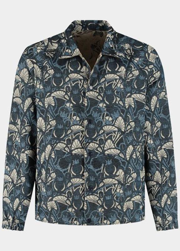 Dstrezzed Overshirt Blauw Sawyer Jacket 151016-AW25/605 Dstrezzed Overshirt Blauw Sawyer Jacket 151016-AW25/605