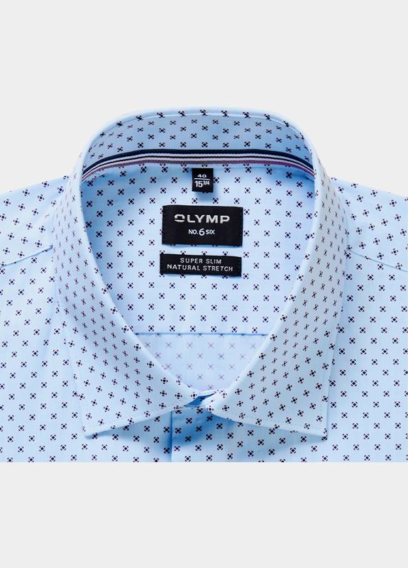 Olymp Zakelijk overhemd heren Blauw No. Six 250414/11