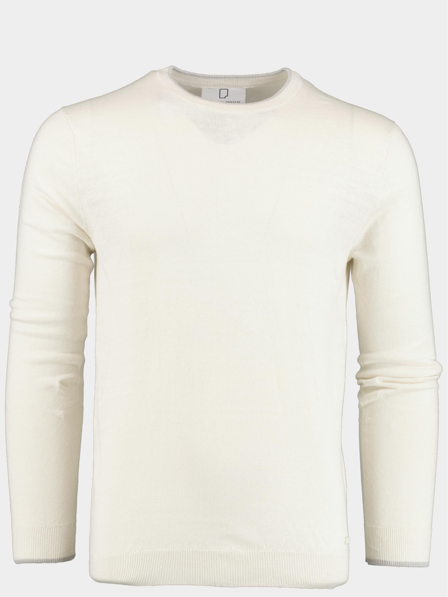 Born With Appetite Pullover Beige Johan R-neck Pullover Flatkni JO off-white