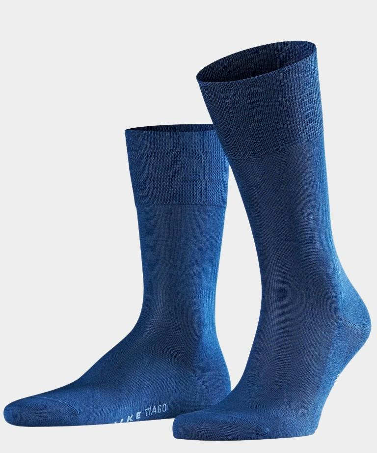 Falke Sokken Blauw sok tiago kobaltblauw 14662/6000