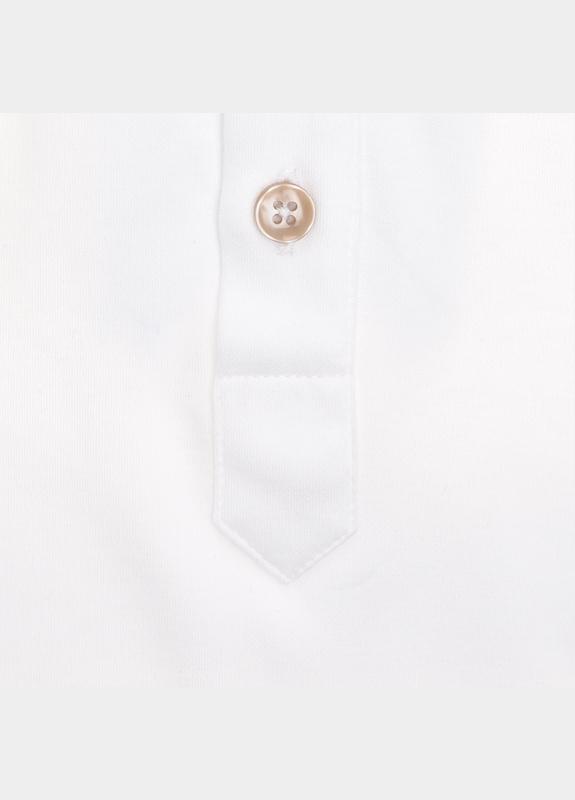 Ledub Polo lange mouw Wit  0702047/910-620-000