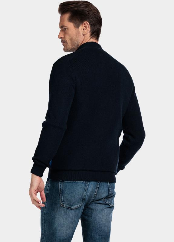 Baileys Vest Blauw Lined Cardigan Zip 522189/60