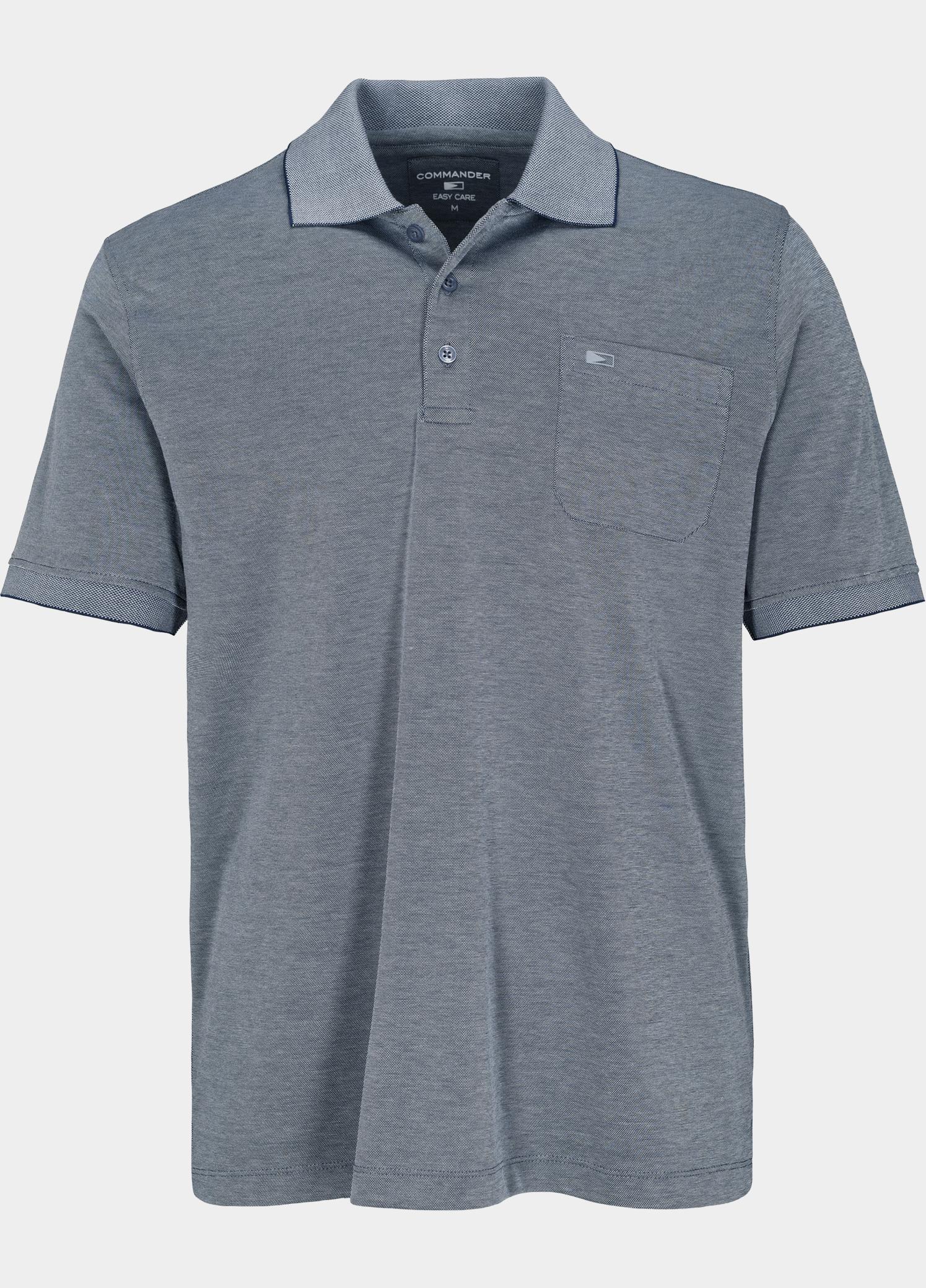 Commander flag Polo heren Blauw  214008350/640