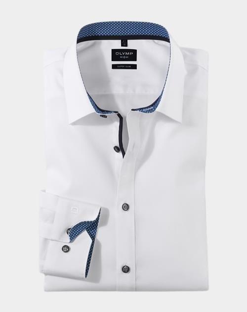 Olymp Business hemd lange mouw Blauw 0774/69 Hemden 077469/18