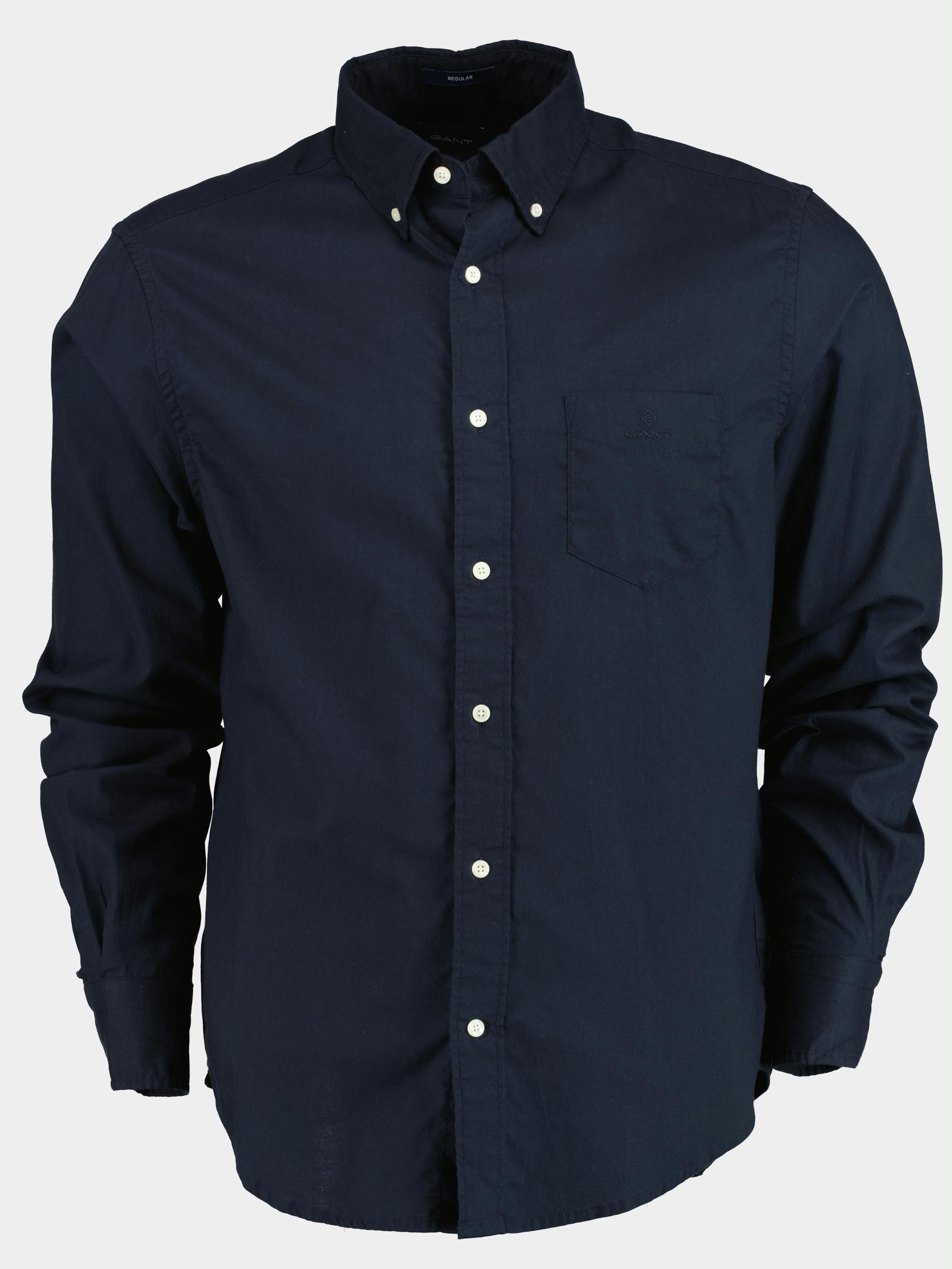 Gant Casual hemd lange mouw Blauw D1. Reg UT Twill Shirt 3220058/433