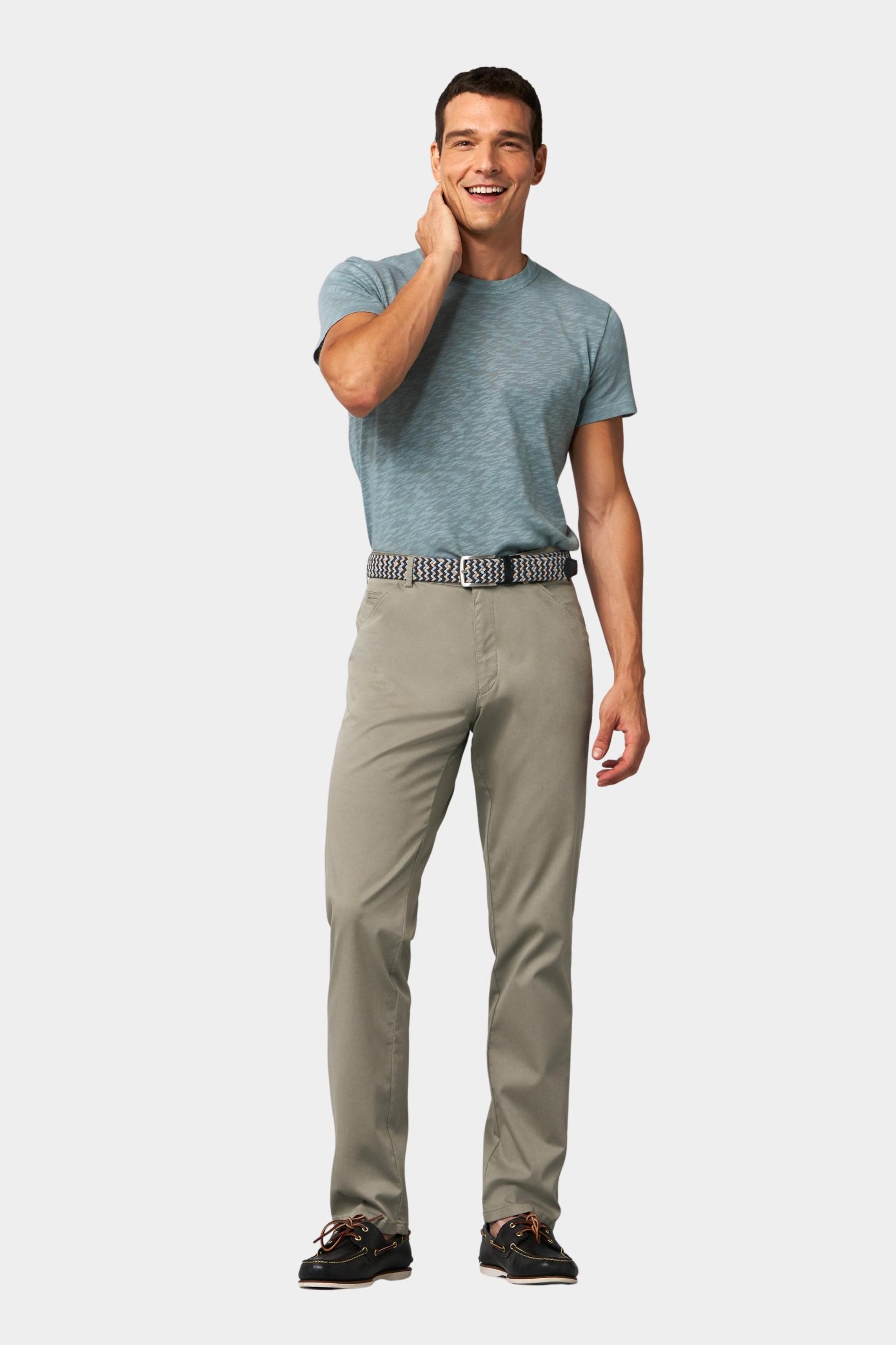 Meyer Katoenen Broek Groen CHICAGO Art.1-5060 3321506000/24