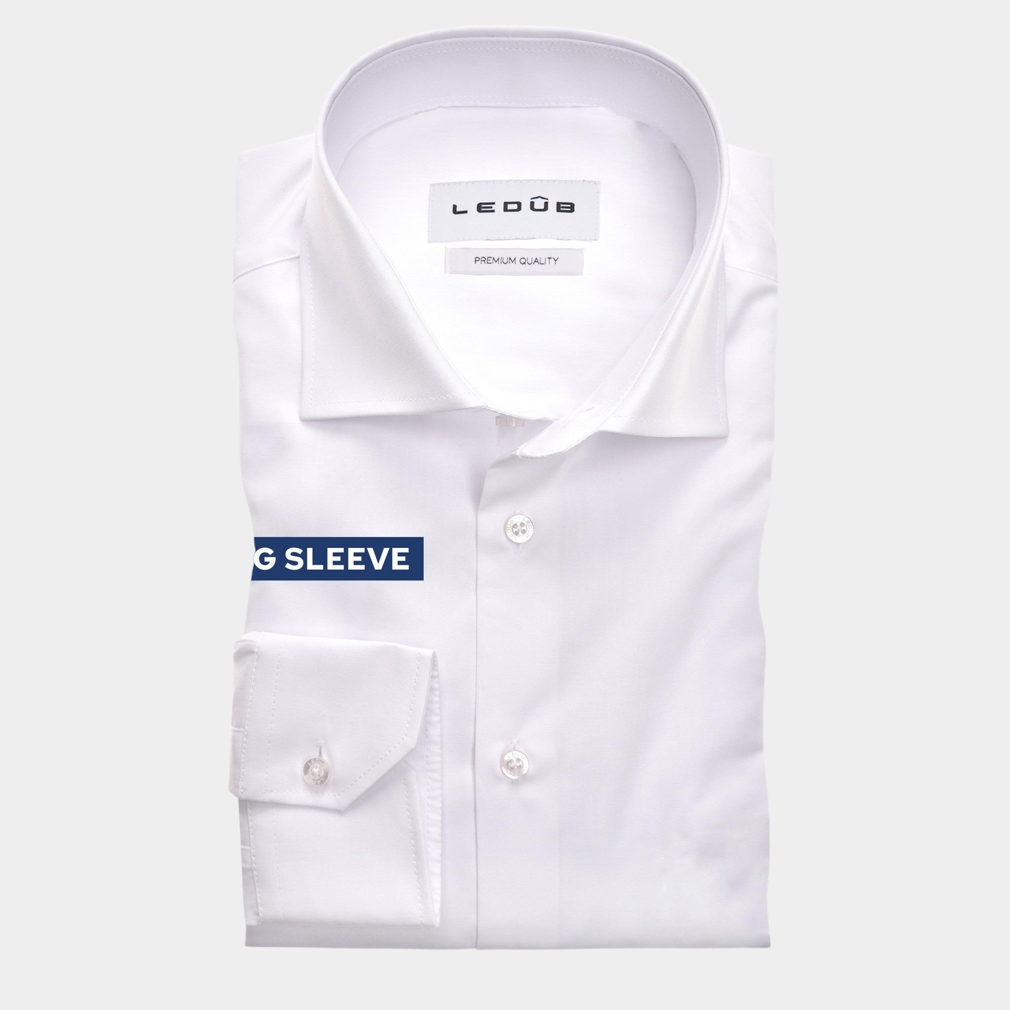 Ledub Overhemd extra lange mouw Wit MFN7 0323712/910-000-000