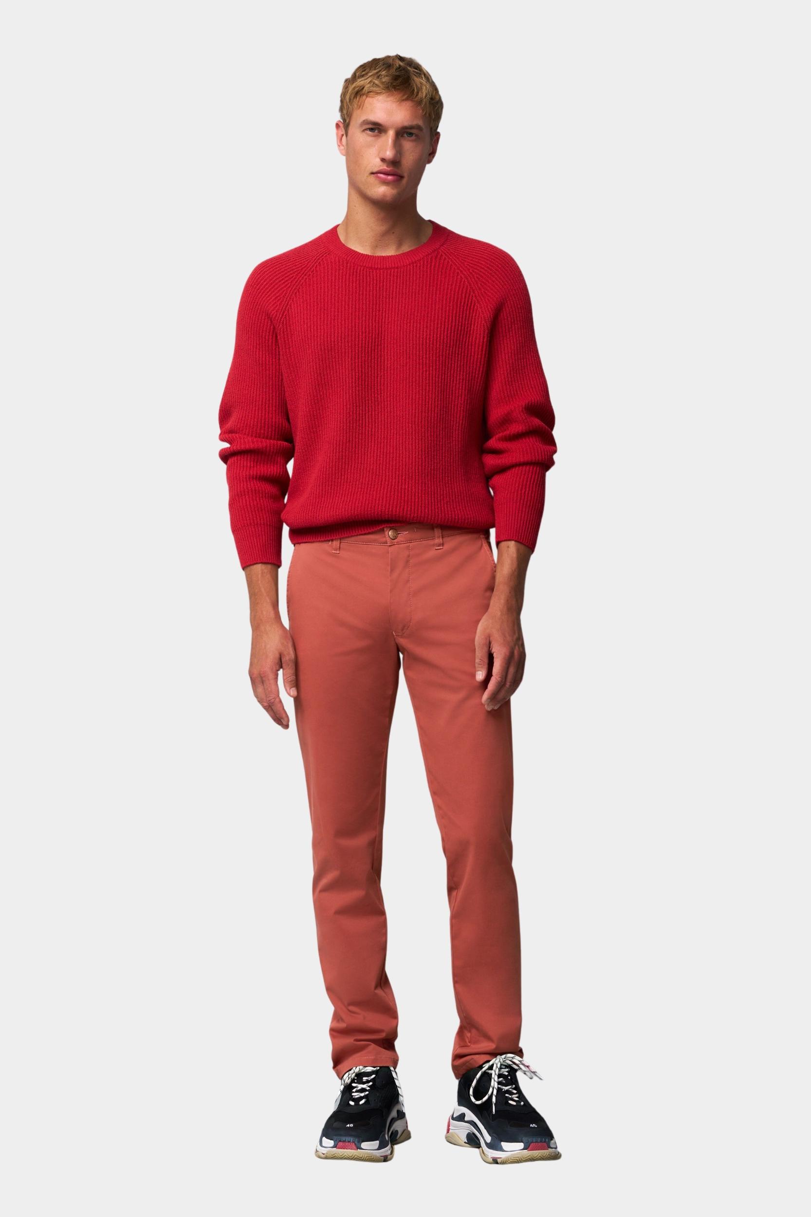 Meyer Katoenen Broek Bruin CHINO Art.1-6181 3641618100/47