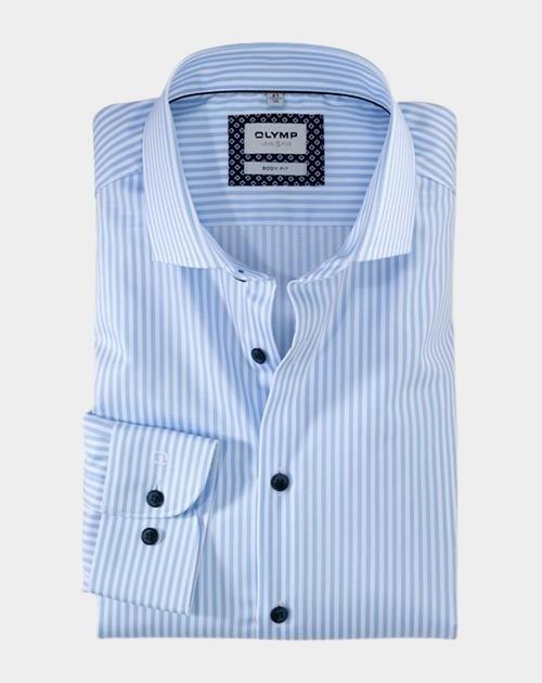 Olymp Business hemd lange mouw Blauw 2108/29 Hemden 210829/11