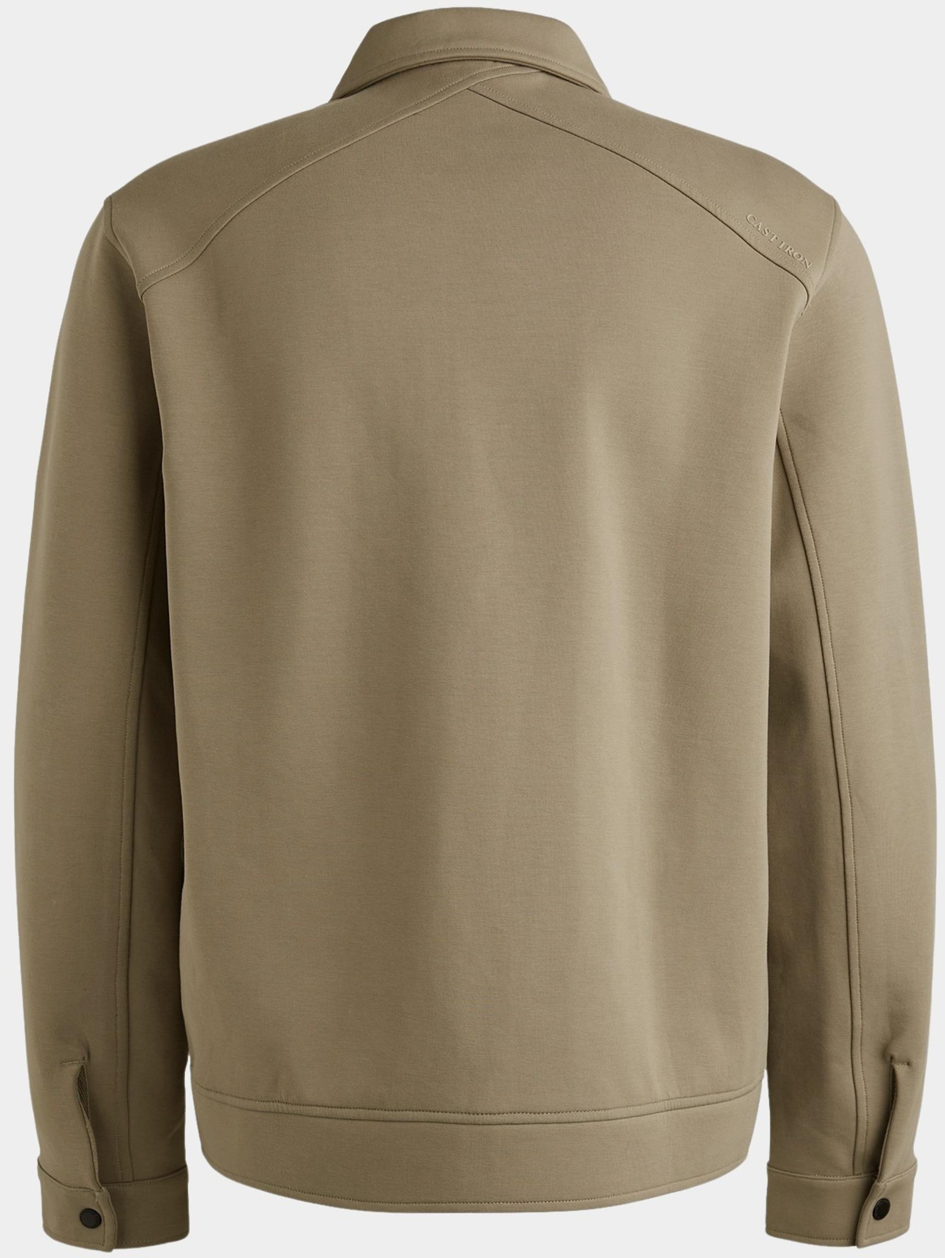 Cast Iron Vest Beige Zip jacket interlock sweat CSW2508432/8025