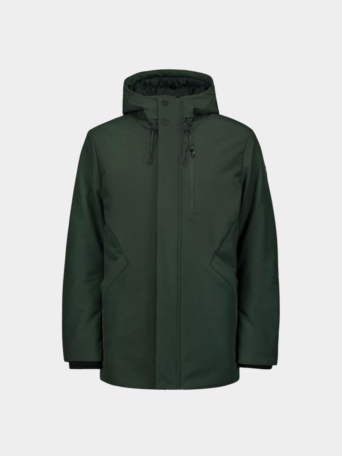 No Excess Winterjack Groen Jacket Medium Long Fit Hooded 25630818/186