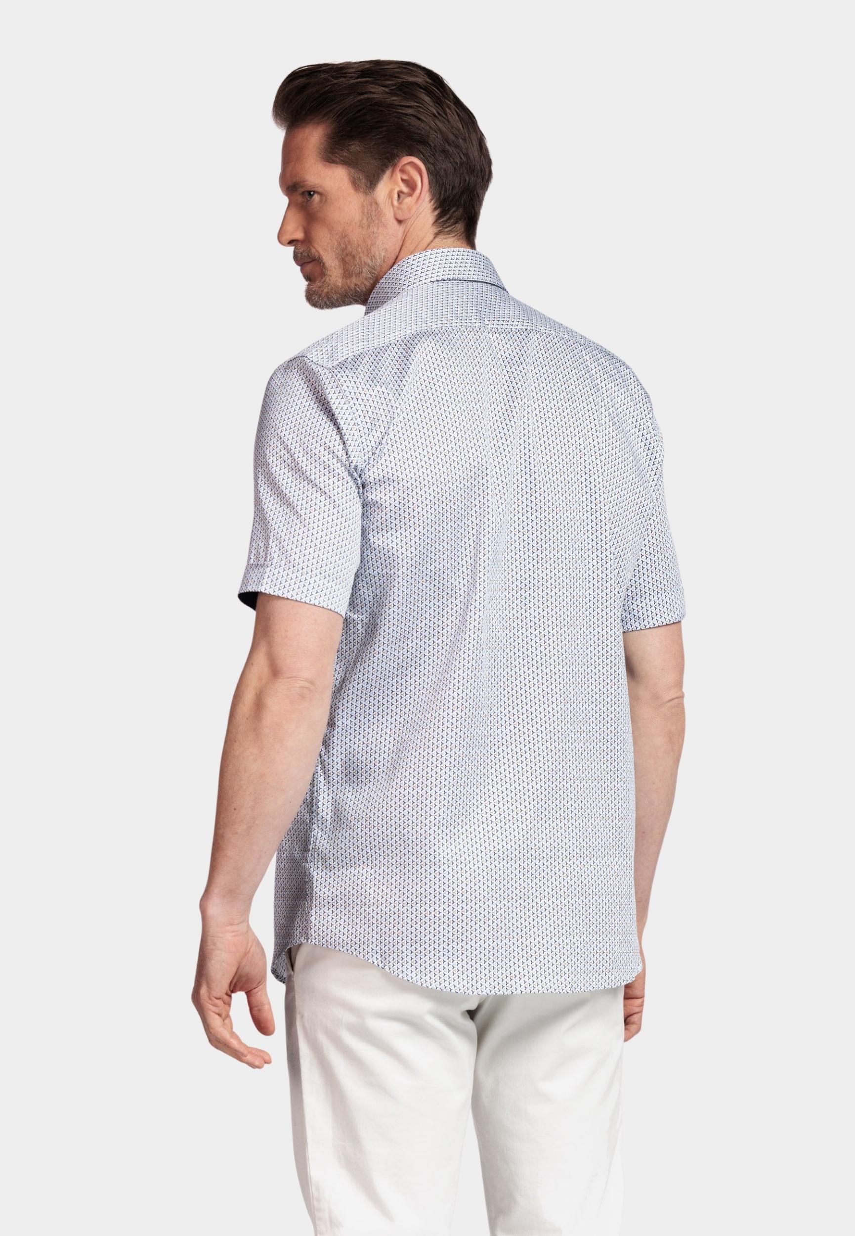 Giordano Casual hemd korte mouw Blauw League short sleeve button do 516019/60