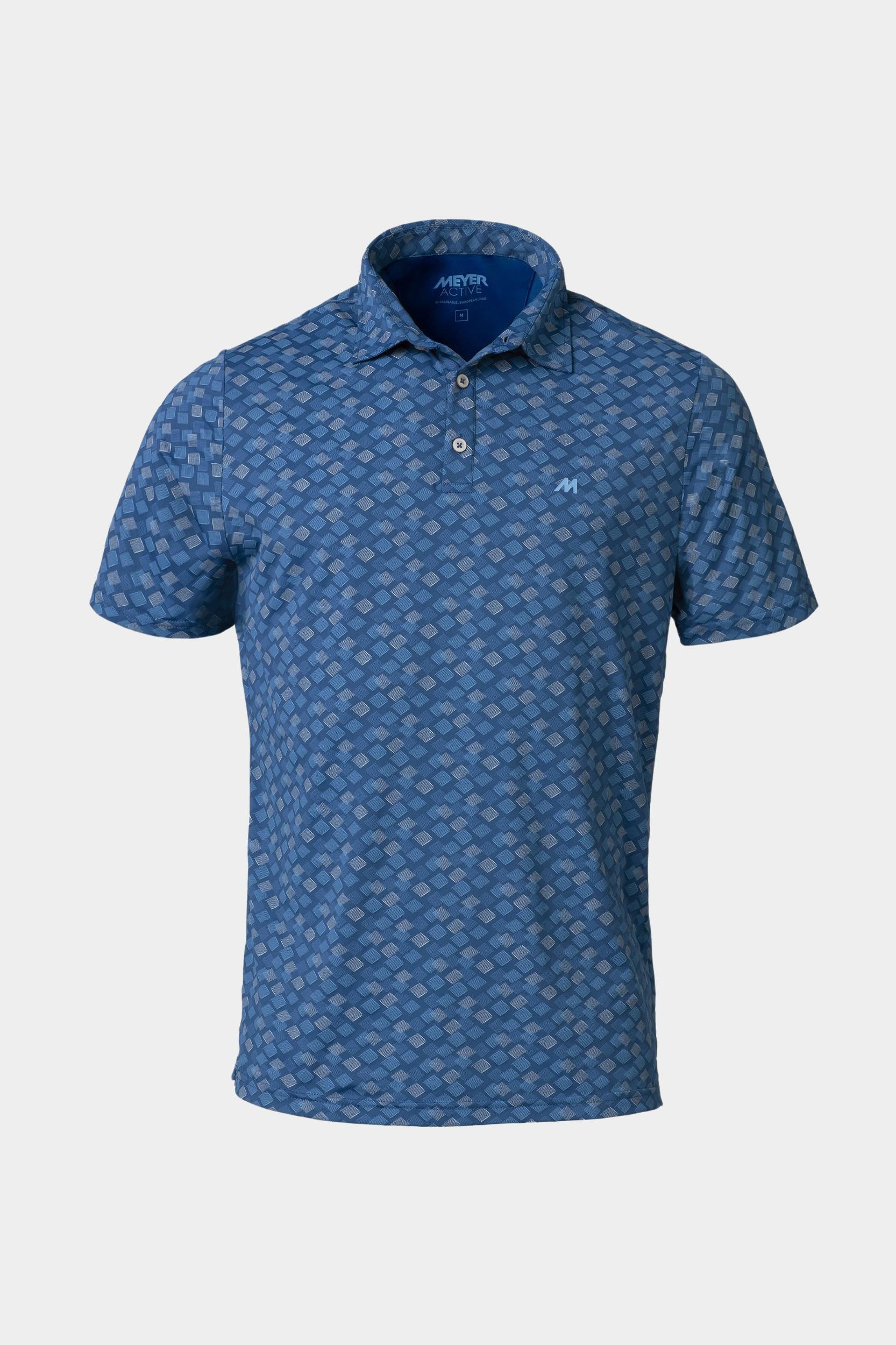 Meyer Polo korte mouw Blauw PHIL Art.9-9008 9539900800/16