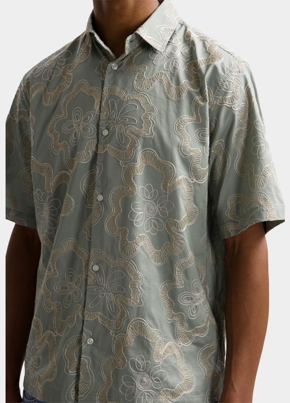 Dstrezzed Casual hemd korte mouw Groen Dylan Summer Shirt 311520/564