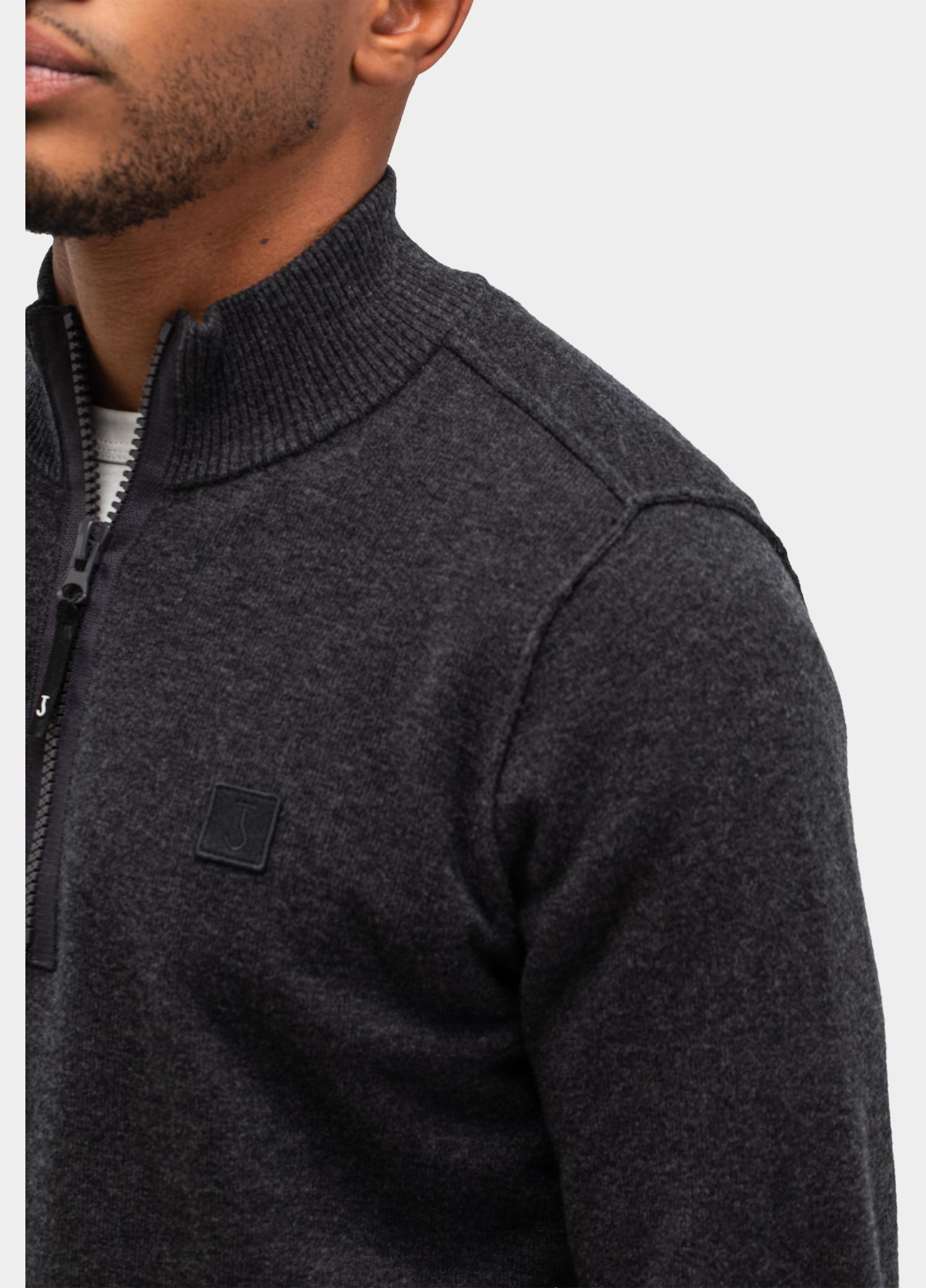 Butcher of Blue Half Zip Grijs Clifden M2626100/913