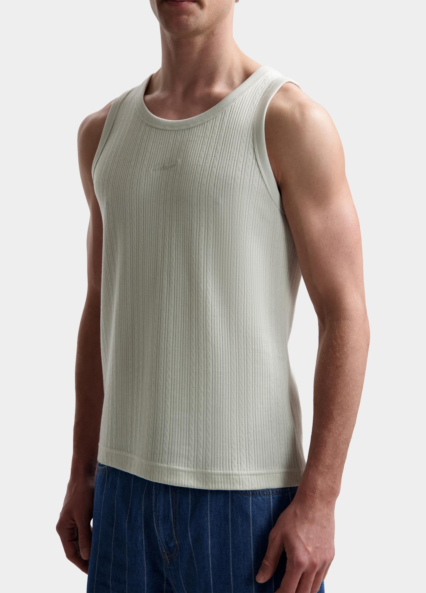 Dstrezzed mouwloos shirt heren Beige Nash Singlet 203526/107
