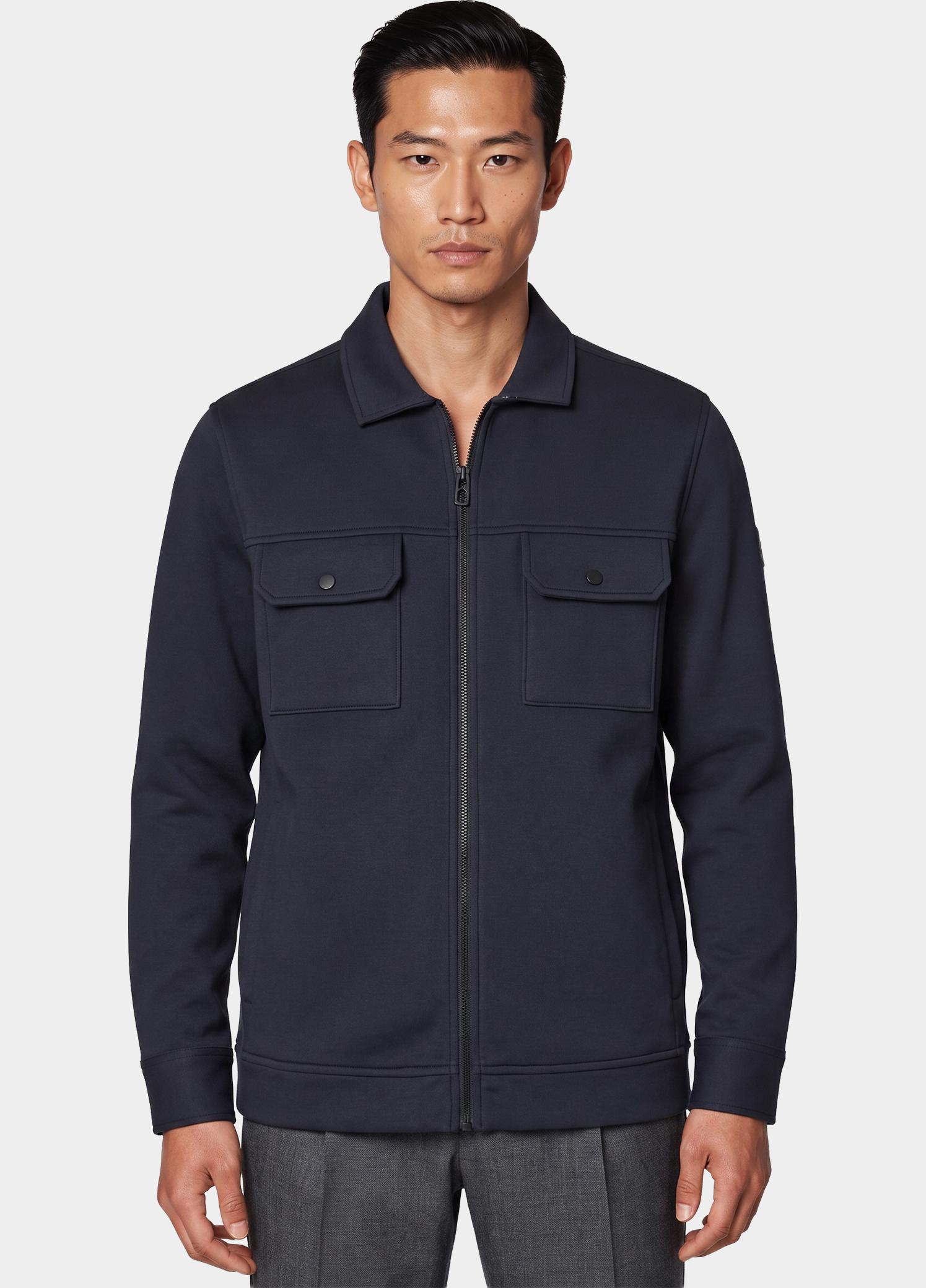 Casamoda Overshirt Blauw Overshirt 126330020/108