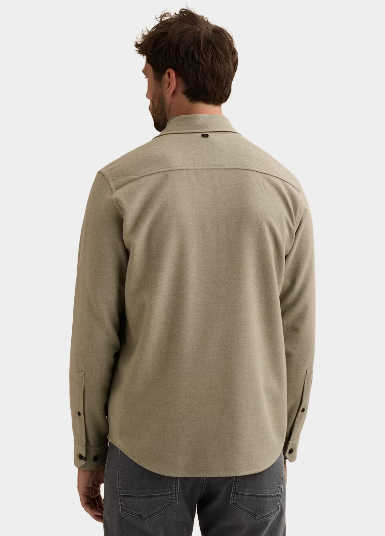 Vanguard Overhemd heren Groen Long sleeve shirt Brushed Mel VSI2608216/6479