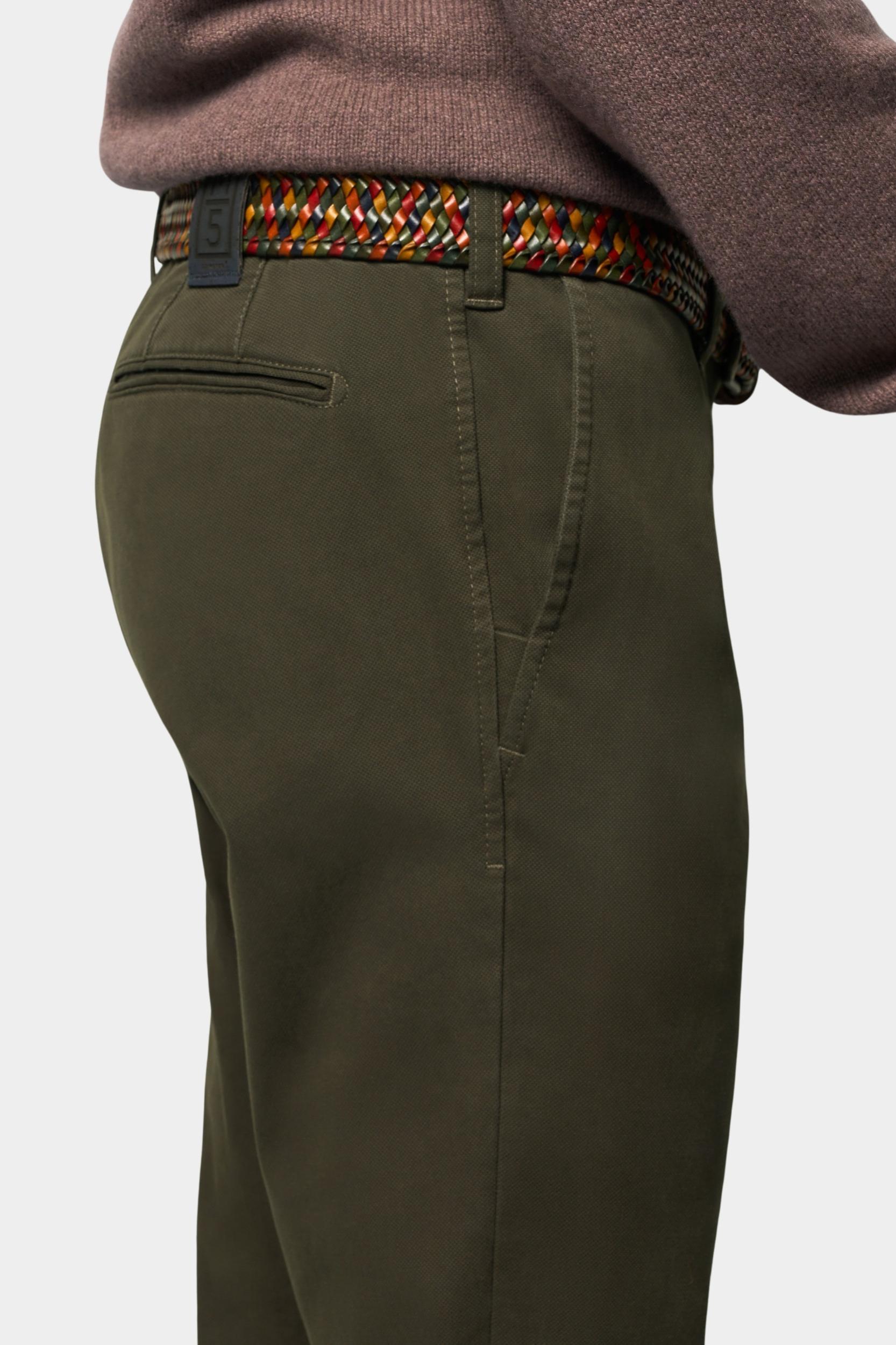 Meyer Katoenen Broek Groen CHINO Art.2-6187 3642618700/29