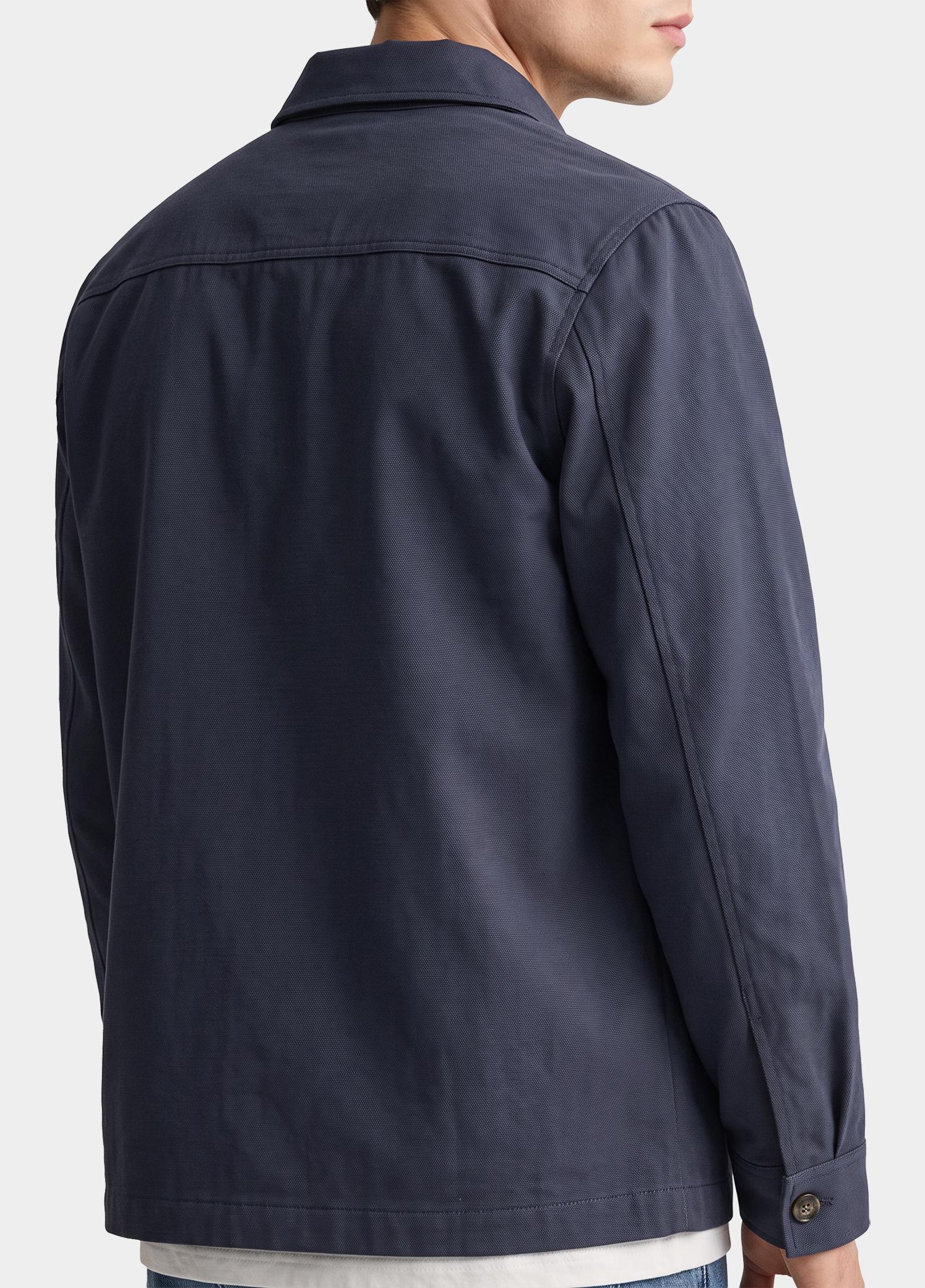 Born With Appetite Overshirt Blauw Matteo Shirtjacket BWA26314MA25/4001