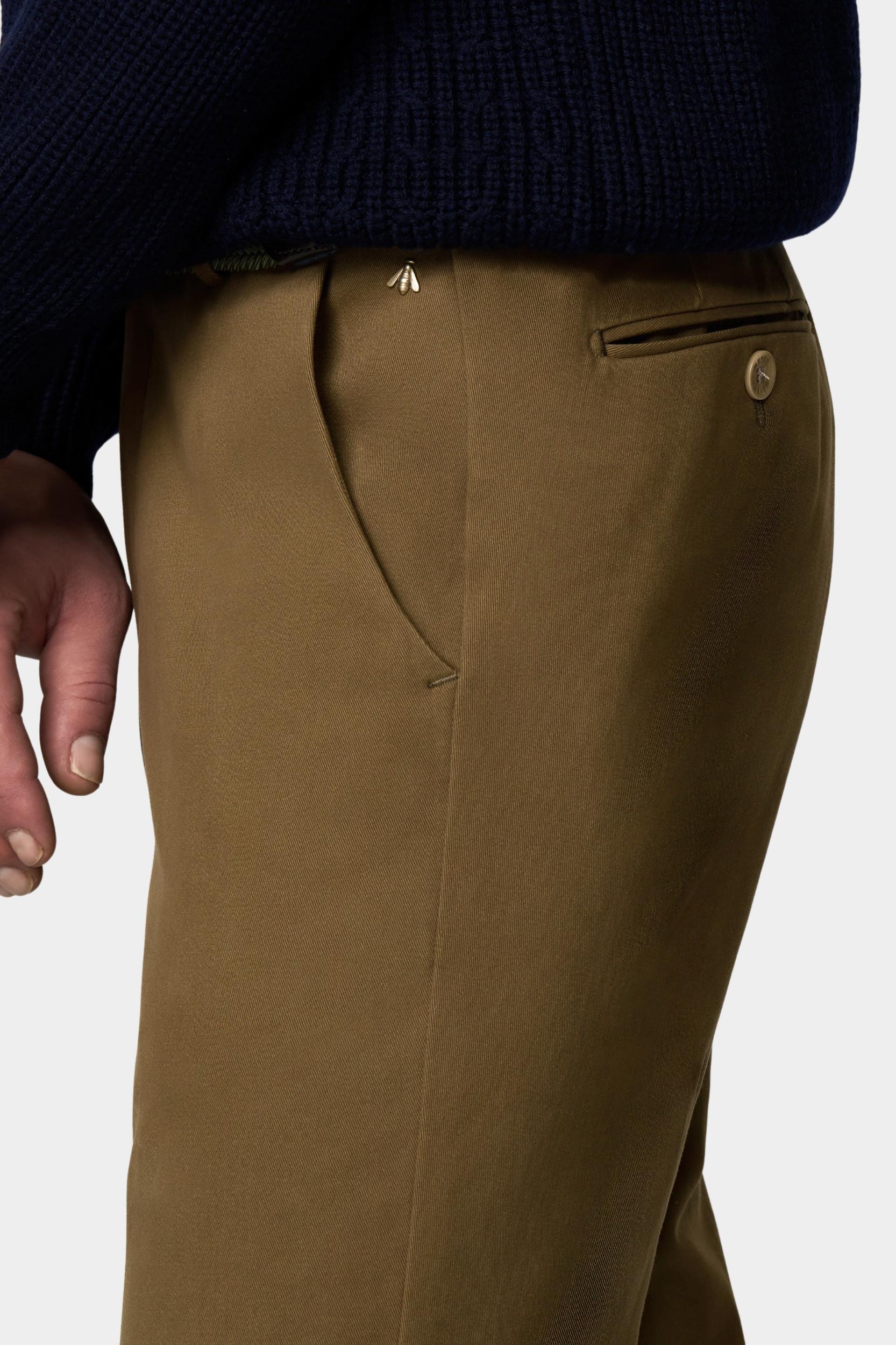 Meyer Katoenen Broek Bruin BONN Art.2-8609 1022860900/43