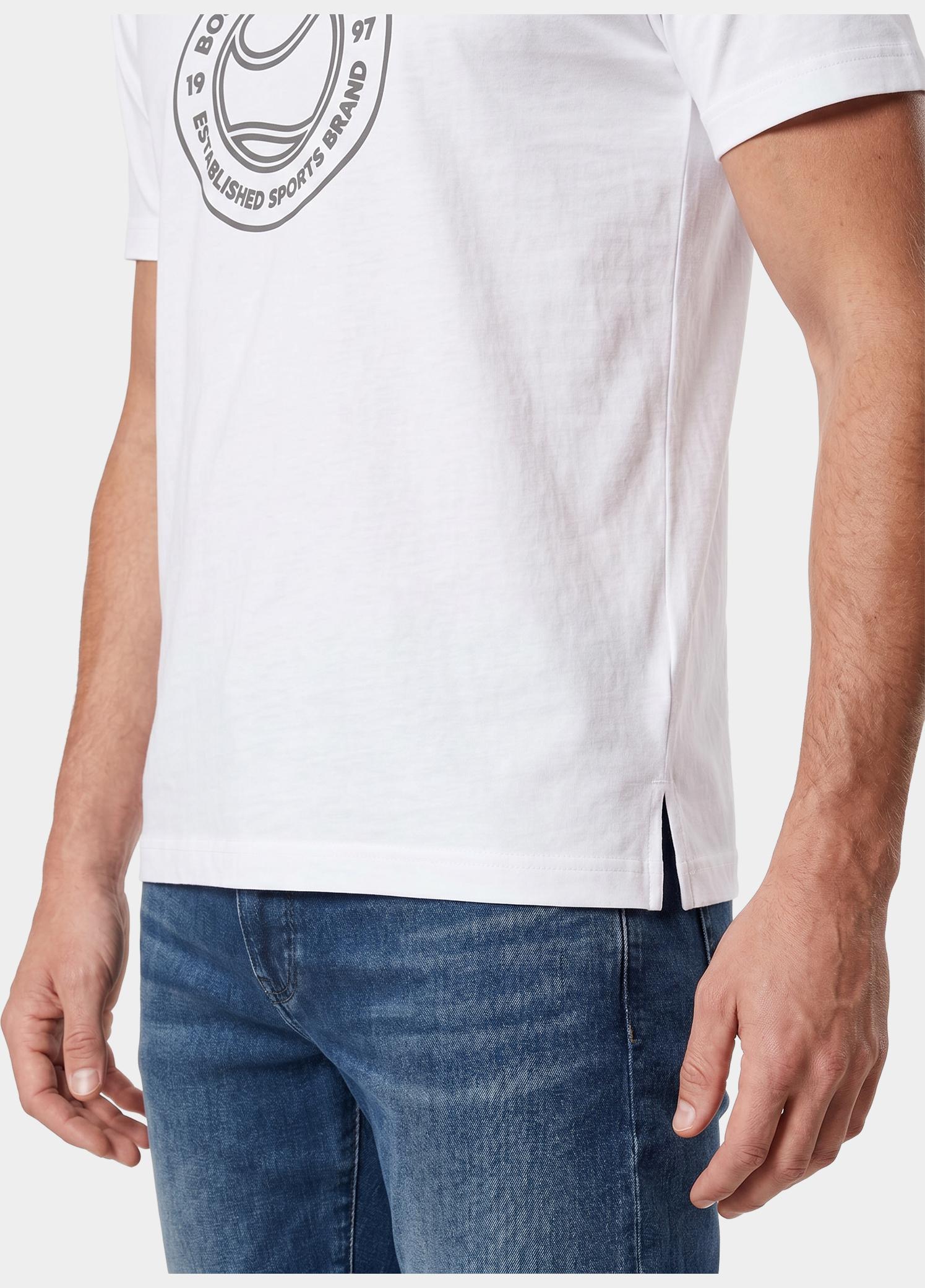 BOSS Green T-shirt heren Wit TS_Join Logo 10274735 01 50553648/100