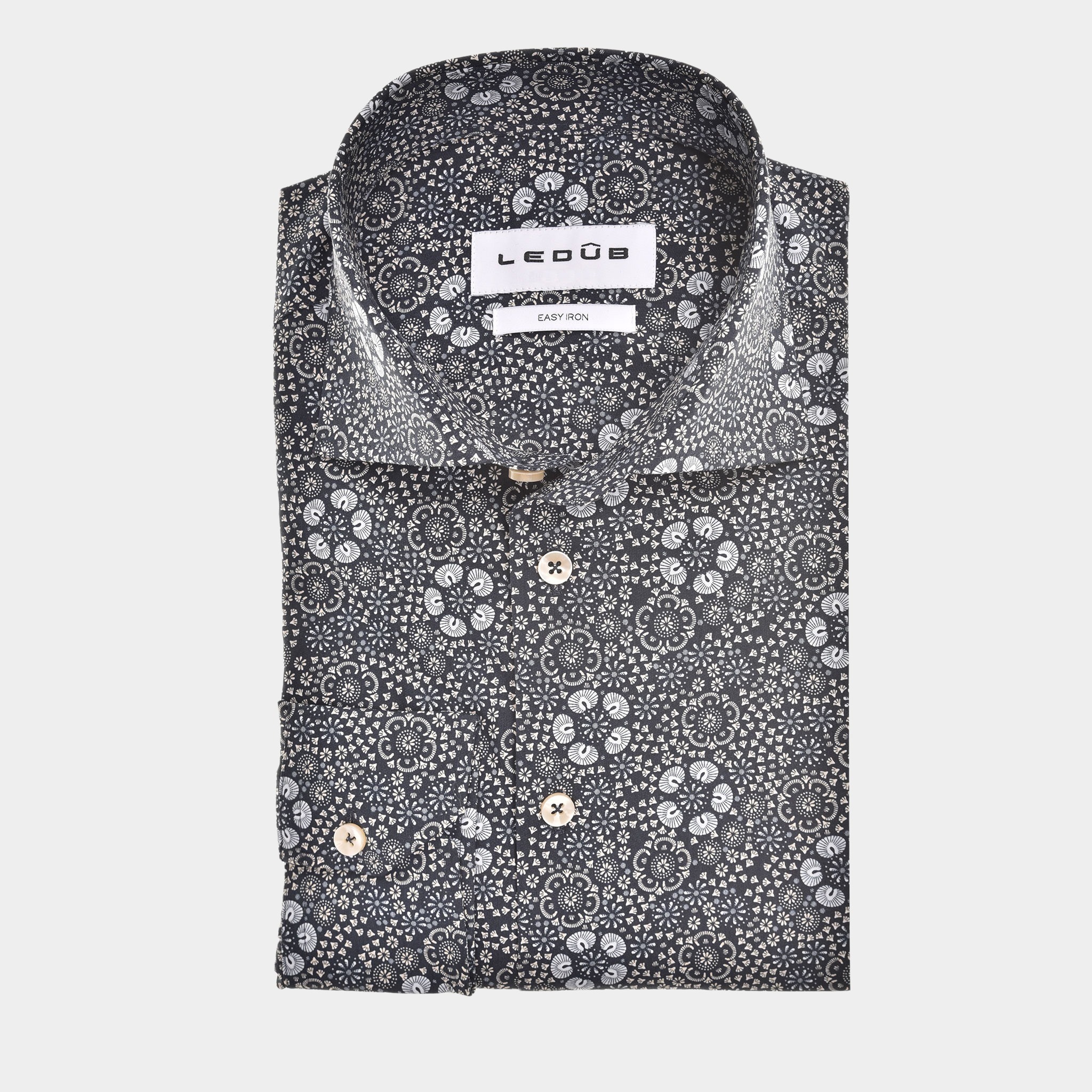 Ledub Business hemd lange mouw Blauw LE24204   MFN 5 0142658/191-000-000