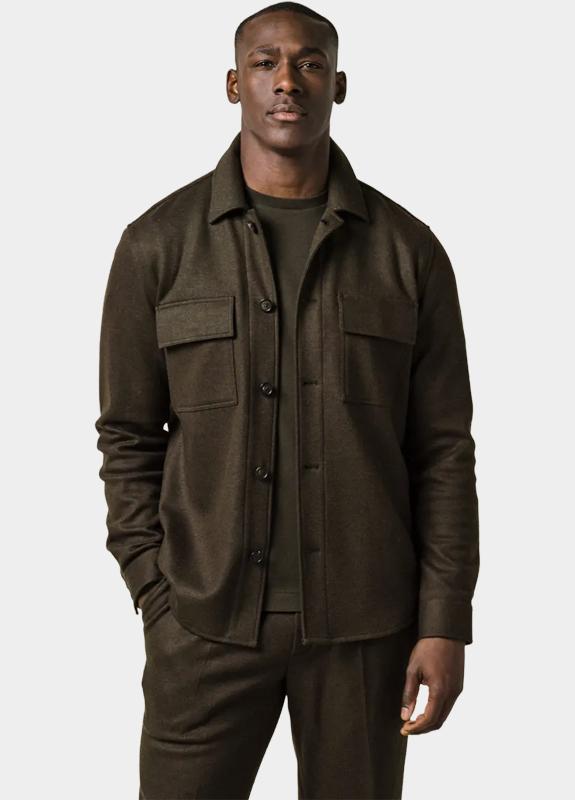 Profuomo Overshirt Groen  PPWF30002/A