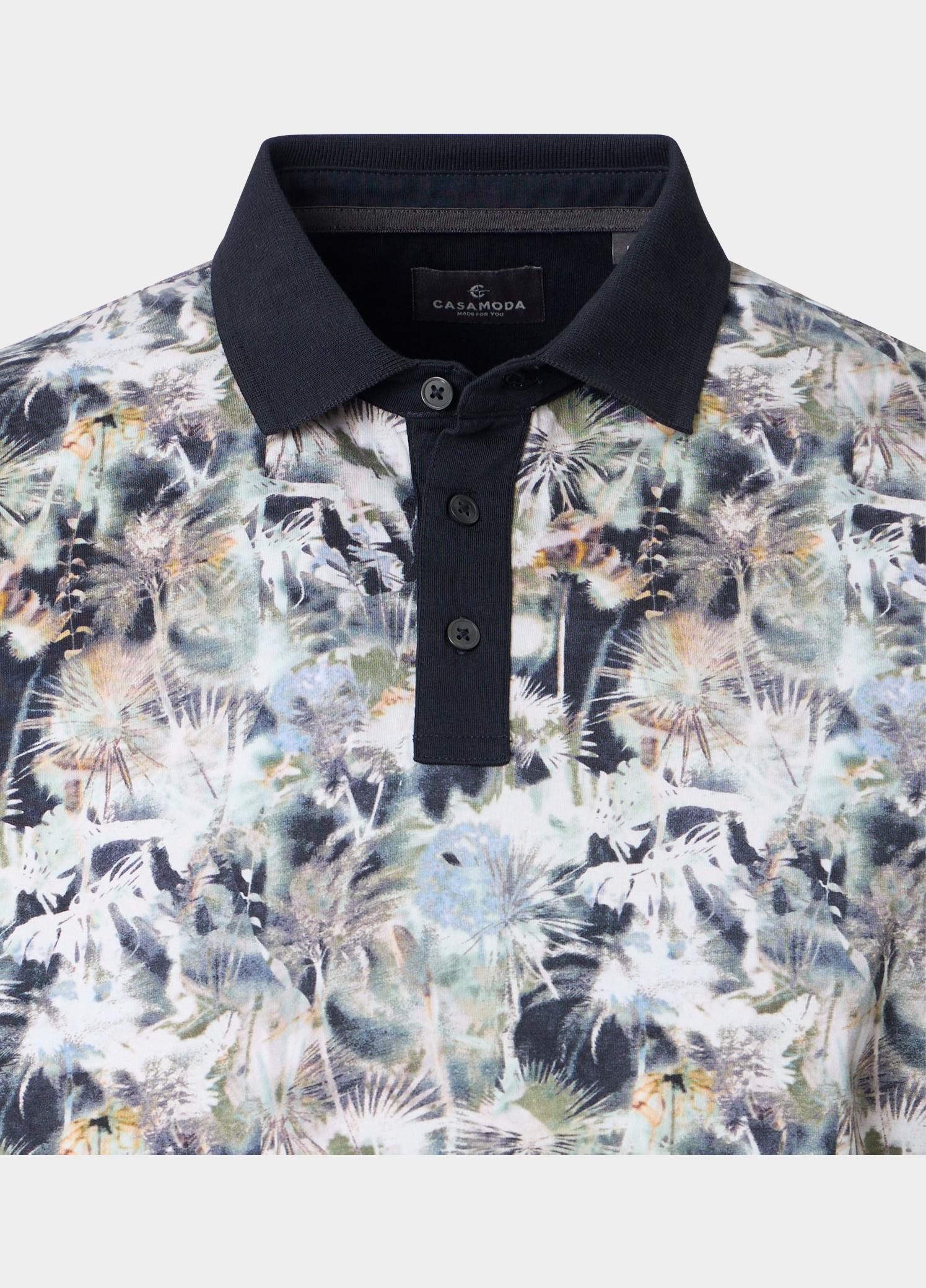 Casamoda Polo korte mouw Groen Polo 126320161/303