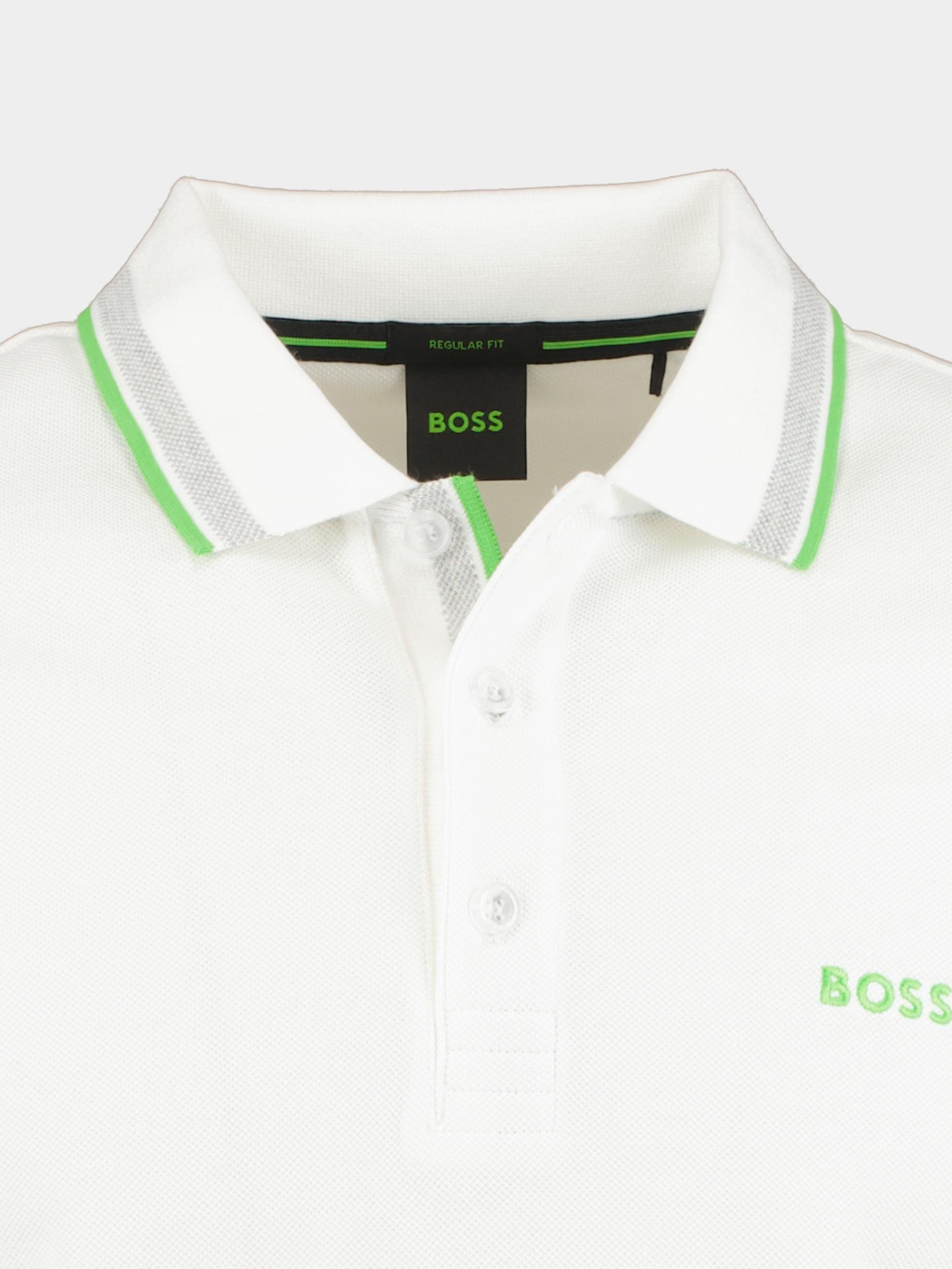 BOSS Green Polo korte mouw Beige Paddy 10241663 01 50469055/101