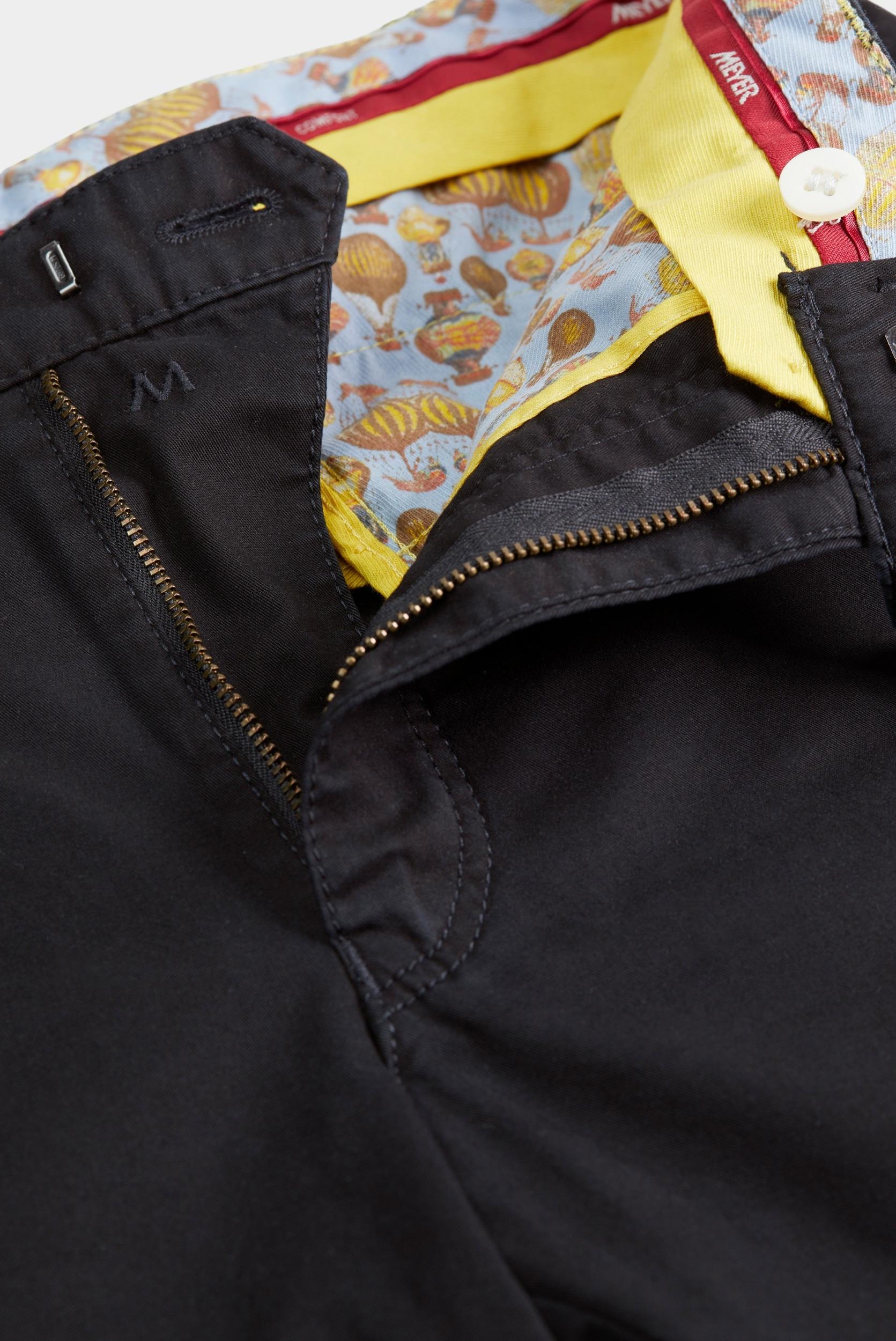 Meyer Katoenen Broek Zwart BONN Art.9-3004 1029300400/09