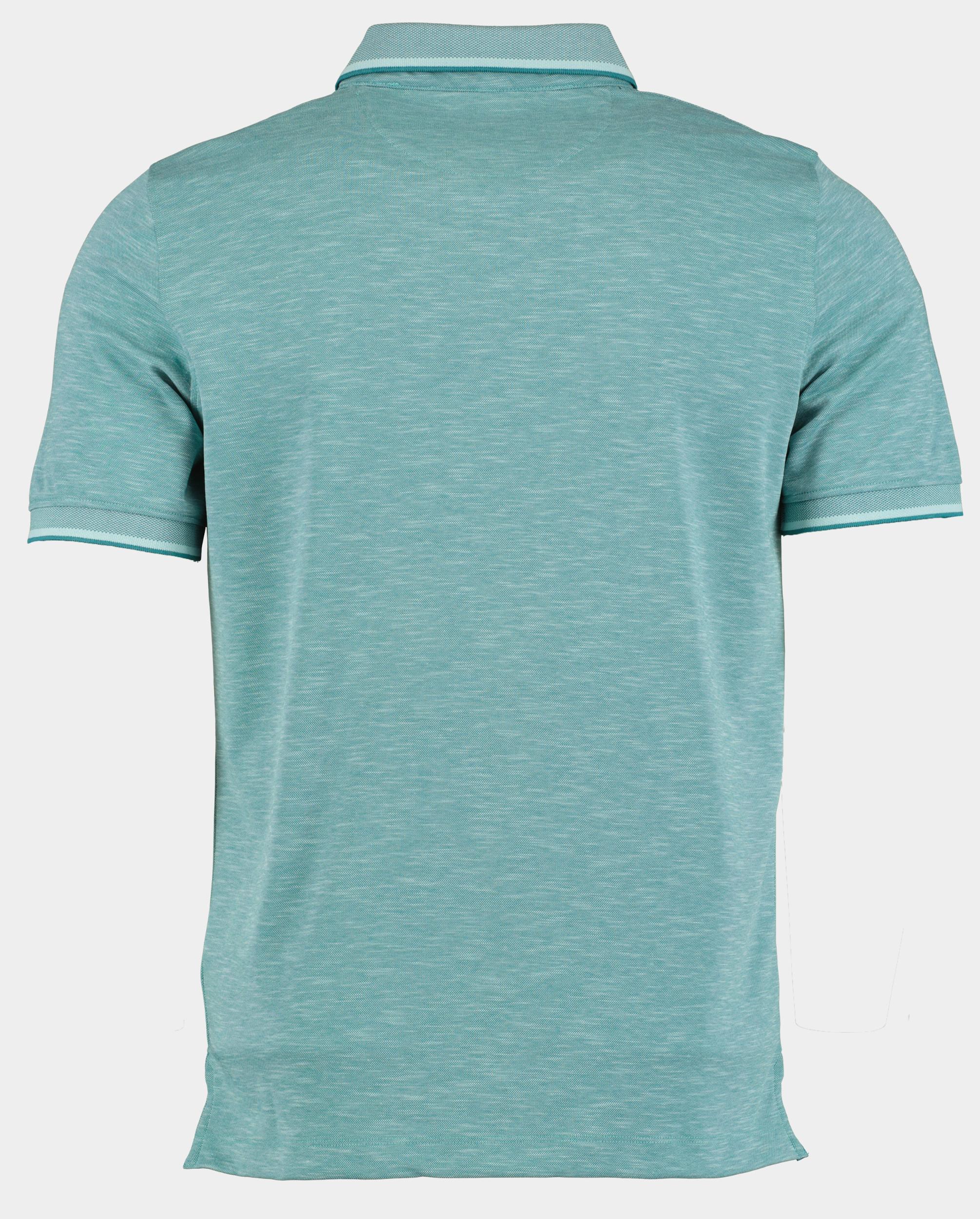 Bos Polo korte mouw Groen 3-Knopf Polo-Shirt, 1/2 Arm 214008157/512