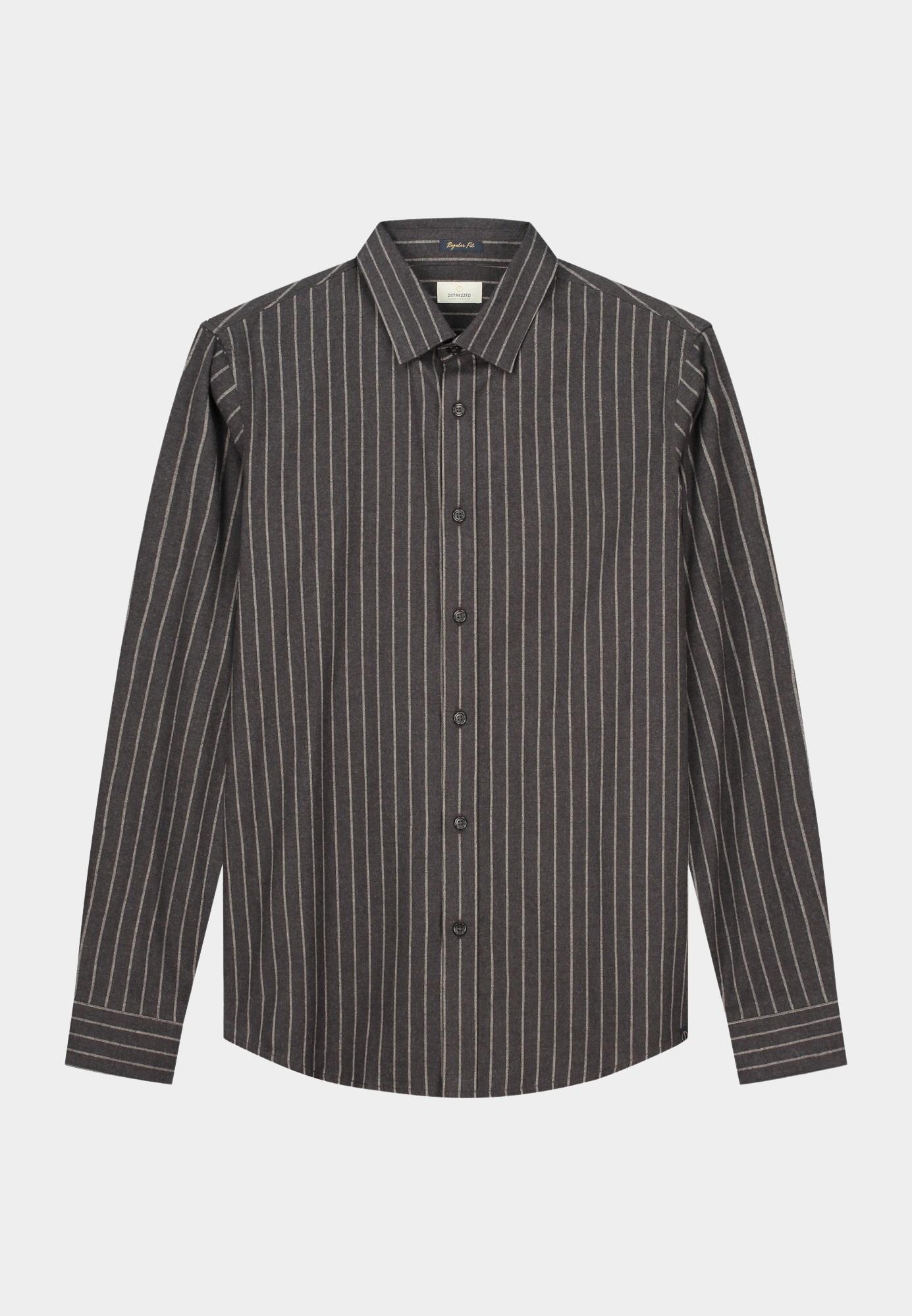 Dstrezzed Casual hemd lange mouw Zwart Anthony shirt 303876/995